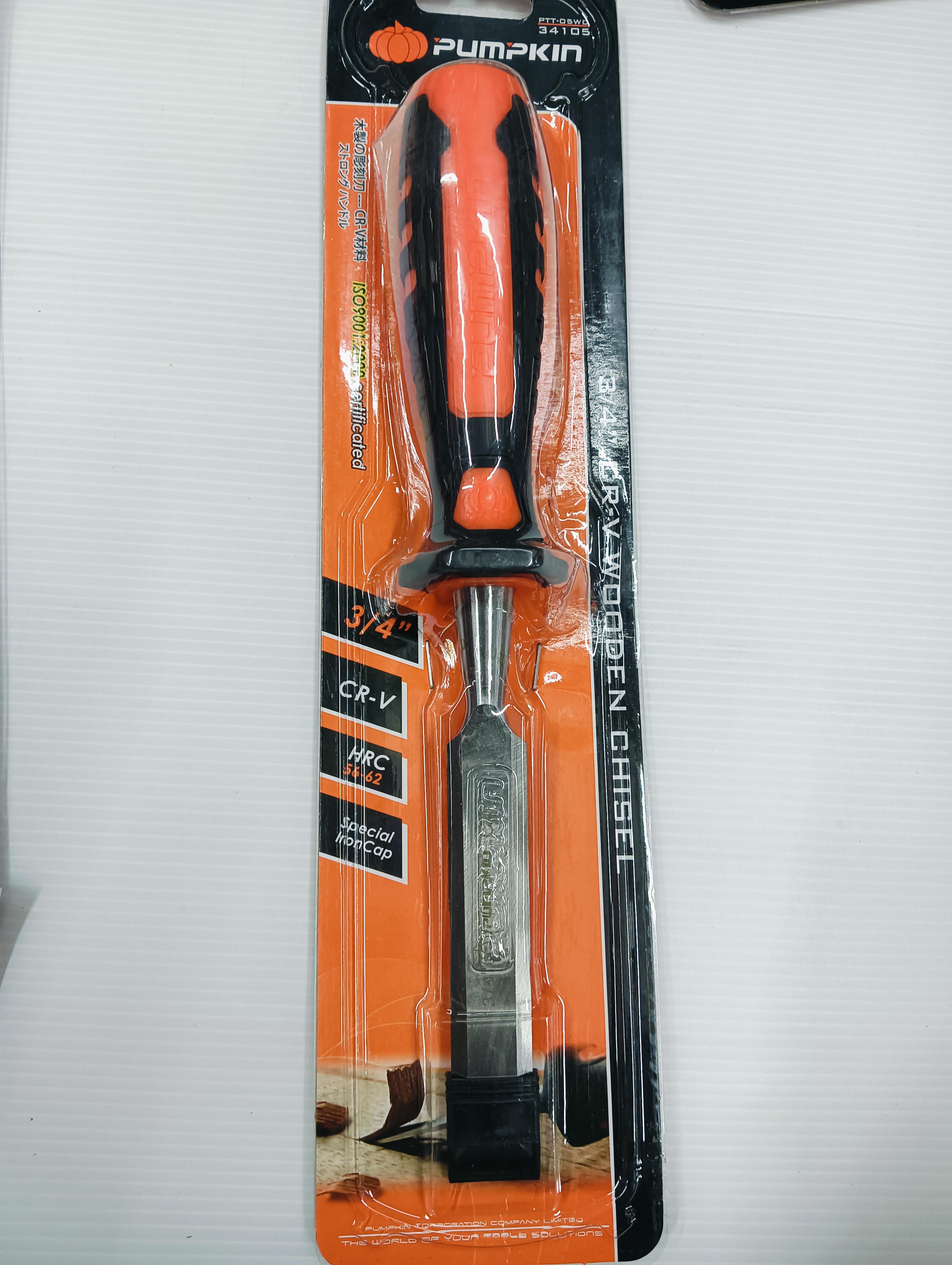 PUMPKIN สิ่ว รุ่นด้ามตอก 3/4 PTT-05WC PUMPKIN สิ่ว รุ่นด้ามตอก 3/4 PTT-05WC - ดำรงค์โฮมพลัส