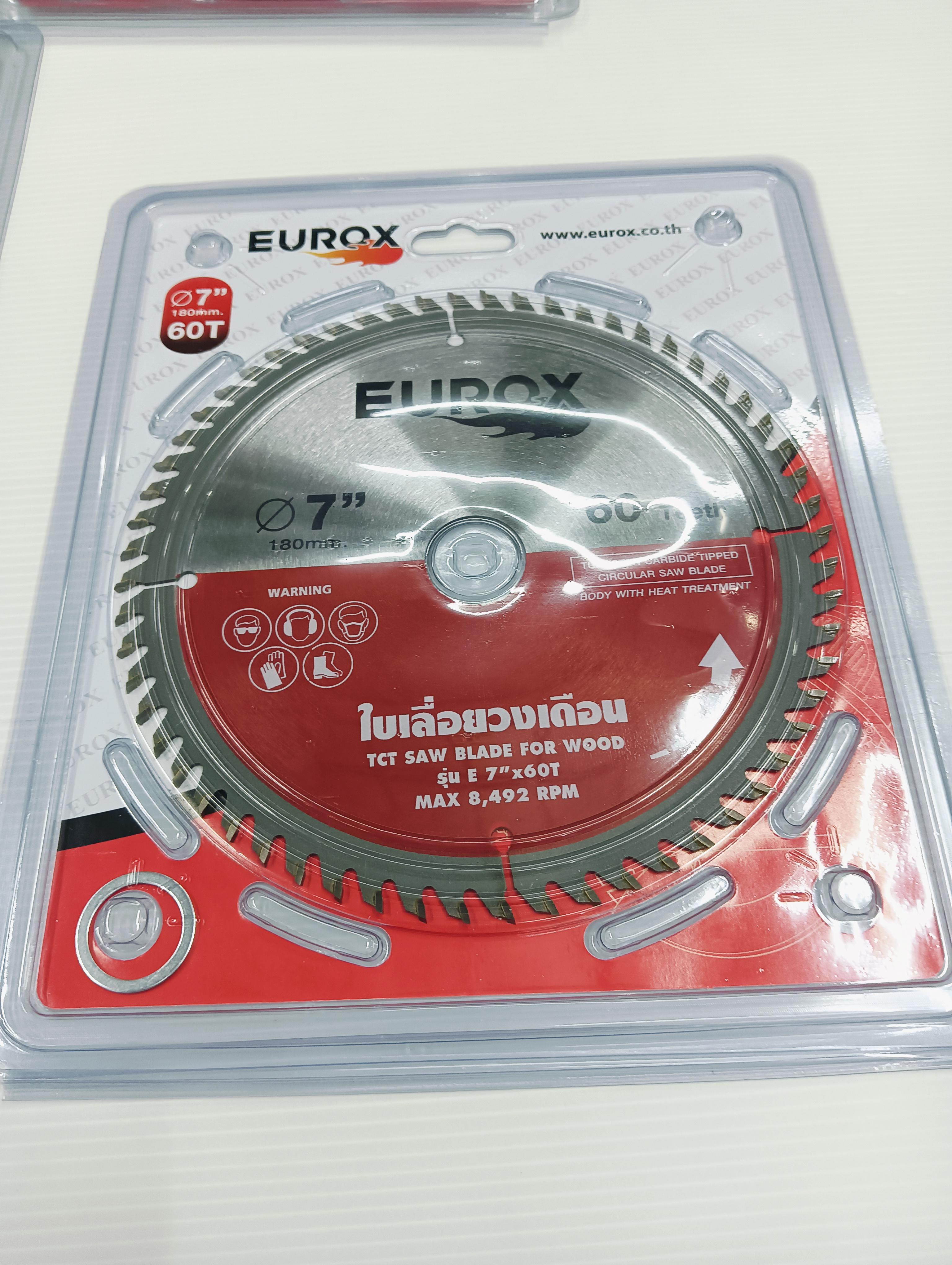EUROX ใบเลื่อยวงเดือน E 7x60T EUROX ใบเลื่อยวงเดือน E 7x60T - ดำรงค์โฮมพลัส