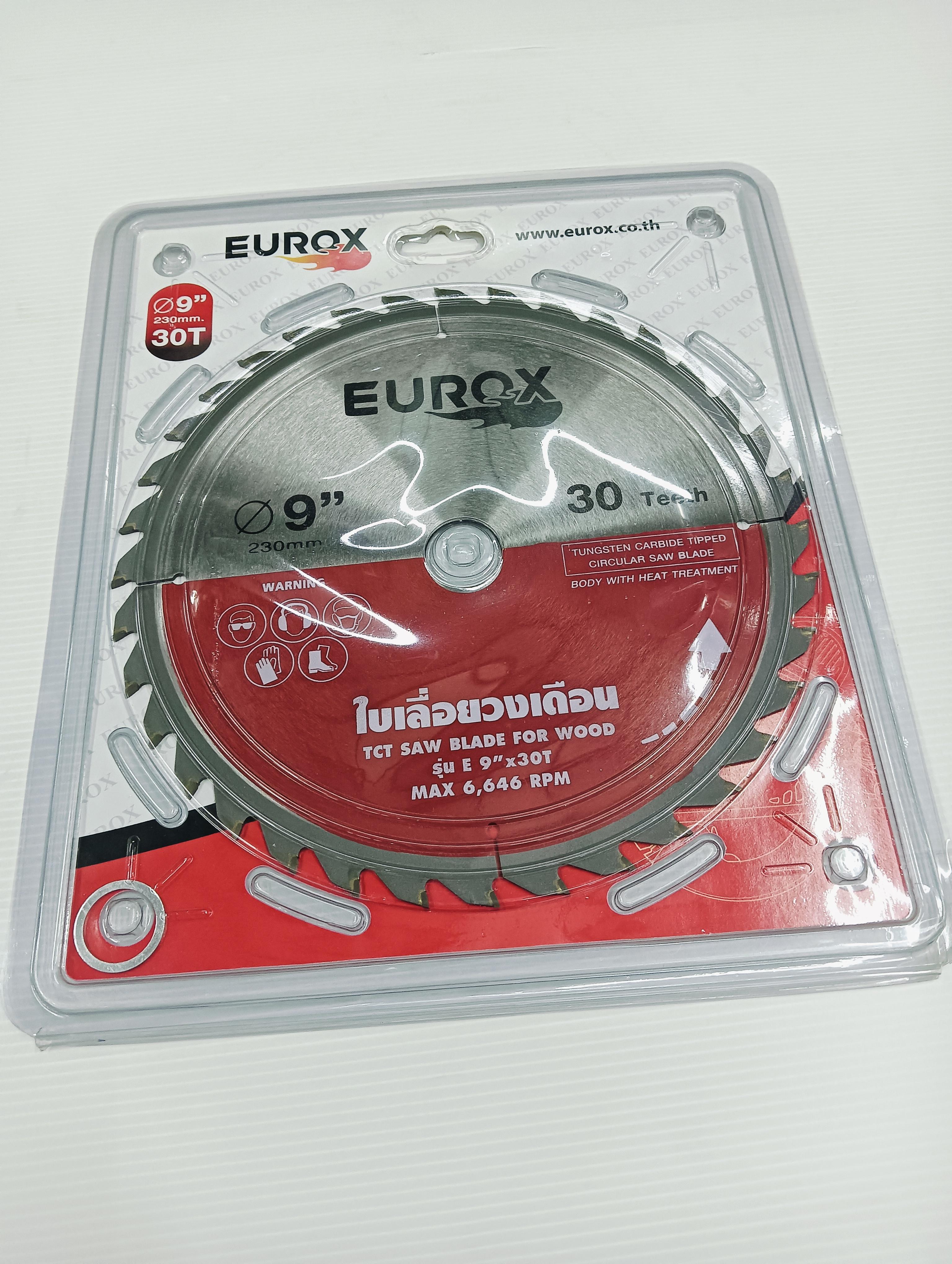 EUROX ใบเลื่อยวงเดือน E 9x30T EUROX ใบเลื่อยวงเดือน E 9x30T - ดำรงค์โฮมพลัส