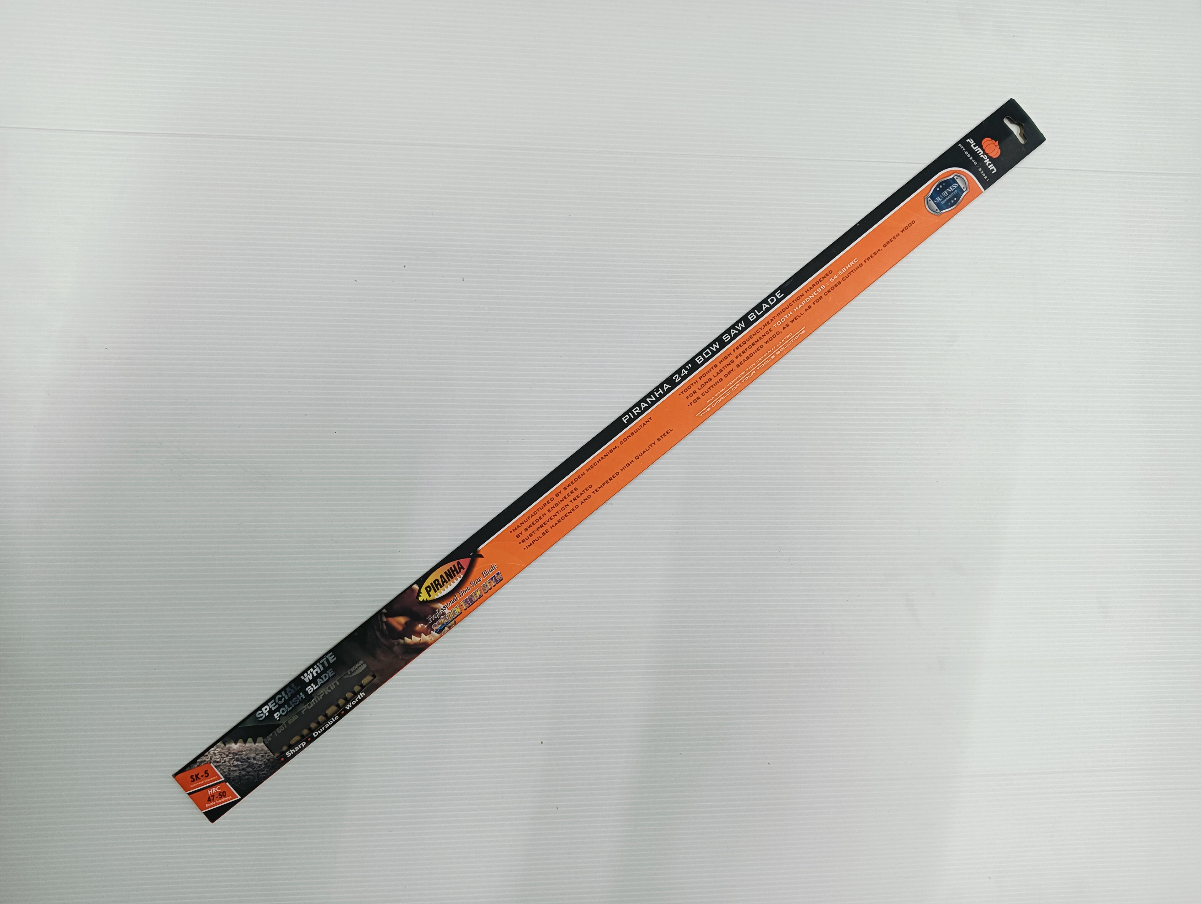 ใบเลื่อยคันธนู 24 PIRANHA PTT-BS24B PUMPKIN ใบเลื่อยคันธนู 24 PIRANHA PTT-BS24B PUMPKIN - ดำรงค์โฮมพลัส