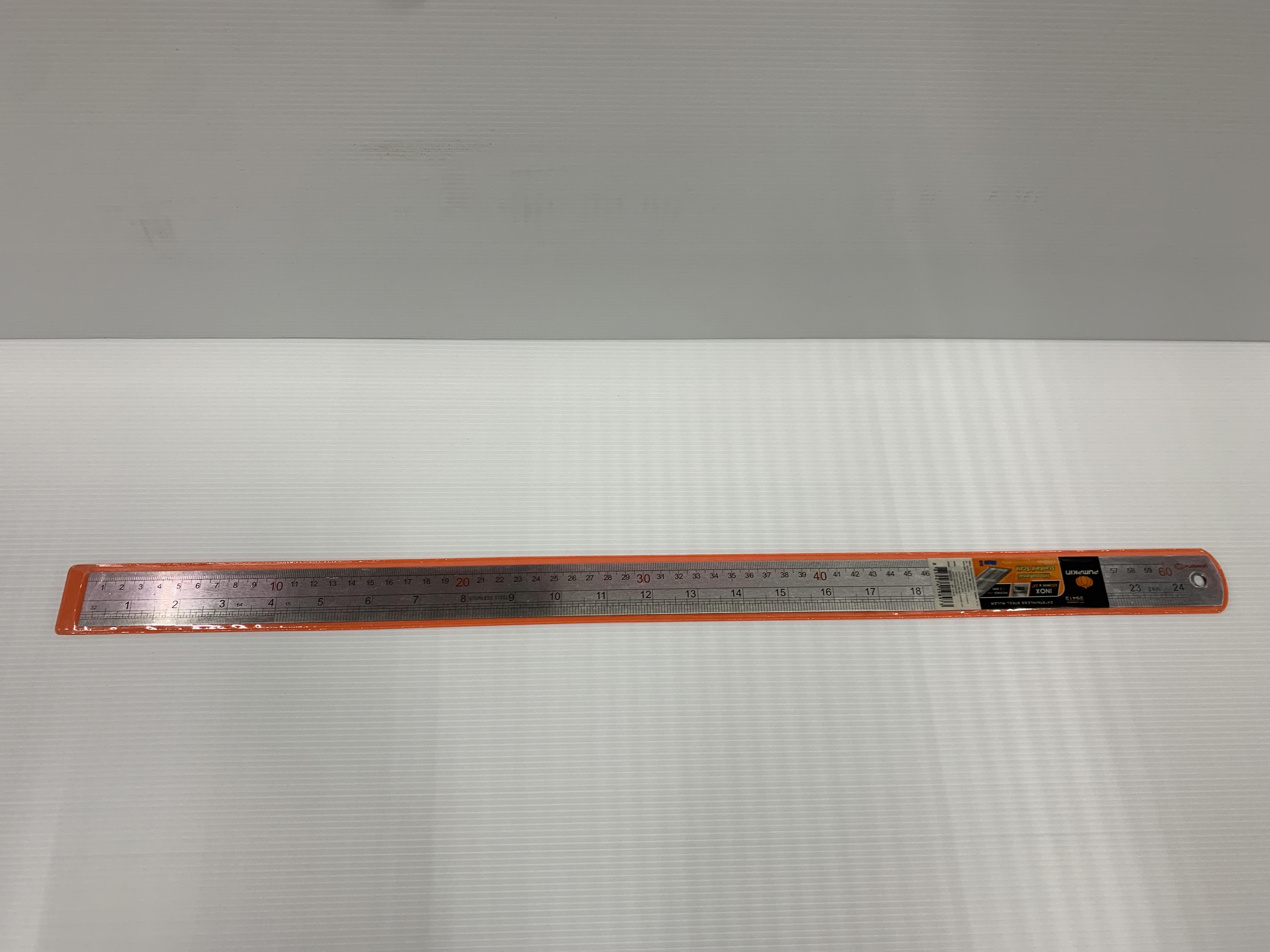 PUMPKIN ไม้บรรทัดสแตนเลส INOX24 600mmอย่างหนา PTT-24R600S PUMPKIN ไม้บรรทัดสแตนเลส INOX24 600mmอย่างหนา PTT-24R600S - ดำรงค์โฮมพลัส