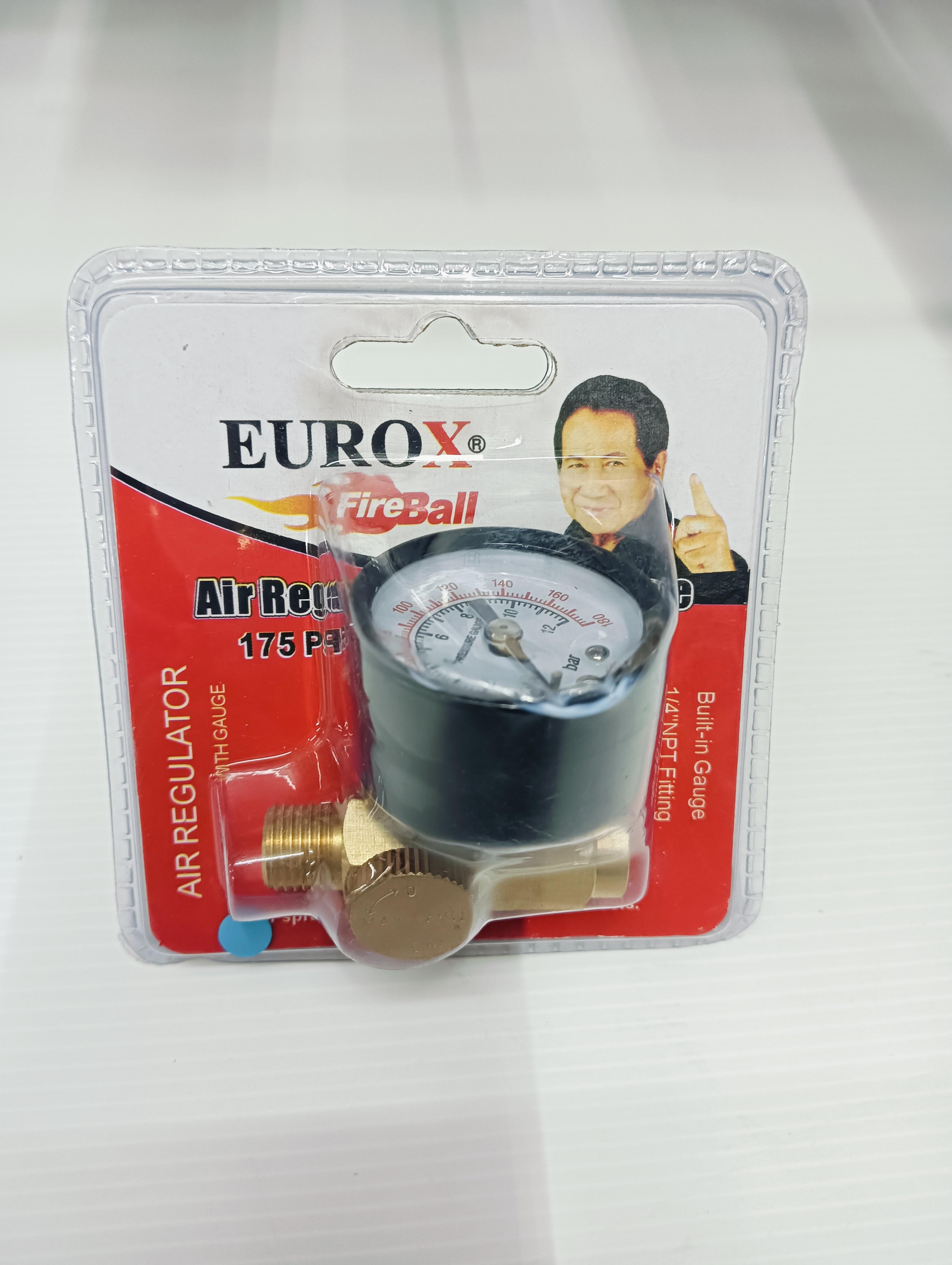 EUROX วาล์วปรับแรงดัน+เกจลม