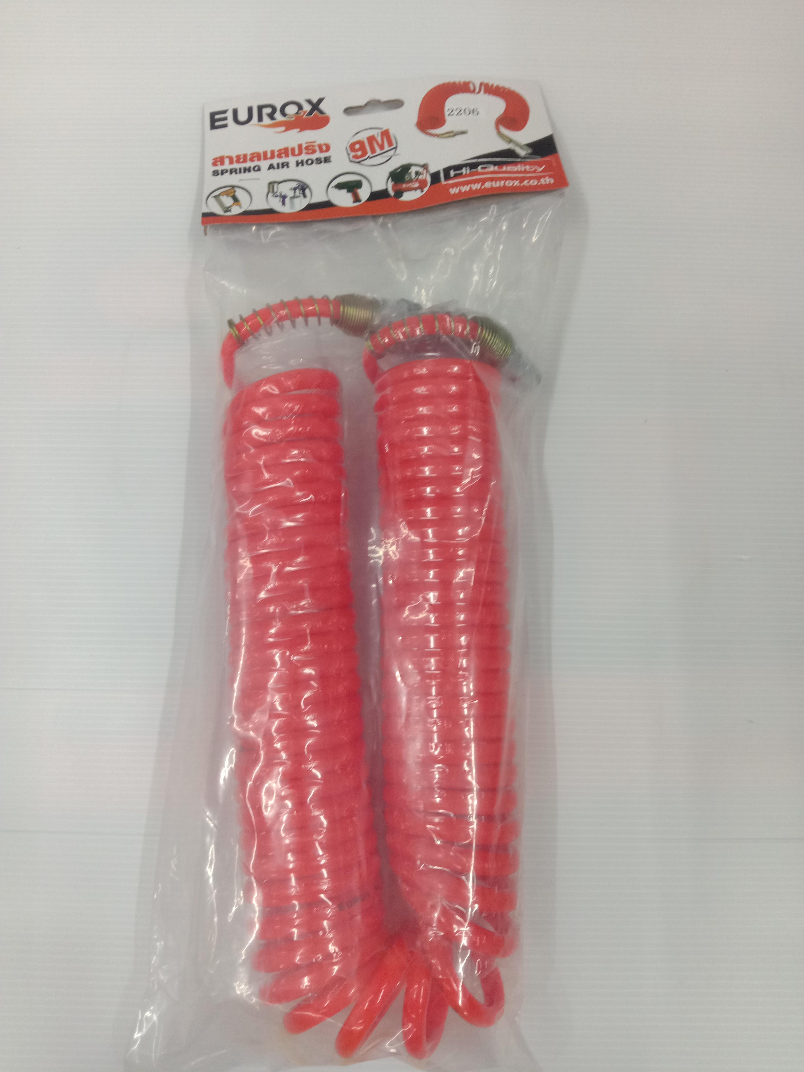EUROX สายลมสปริง 5x8 สีส้ม 9 ม.