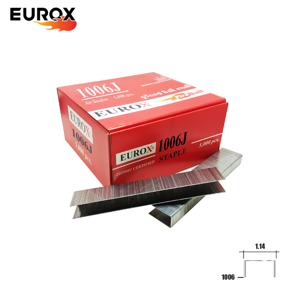 EUROX ตะปูยิงขาคู่ 1006J EUROX ตะปูยิงขาคู่ 1006J - ดำรงค์โฮมพลัส