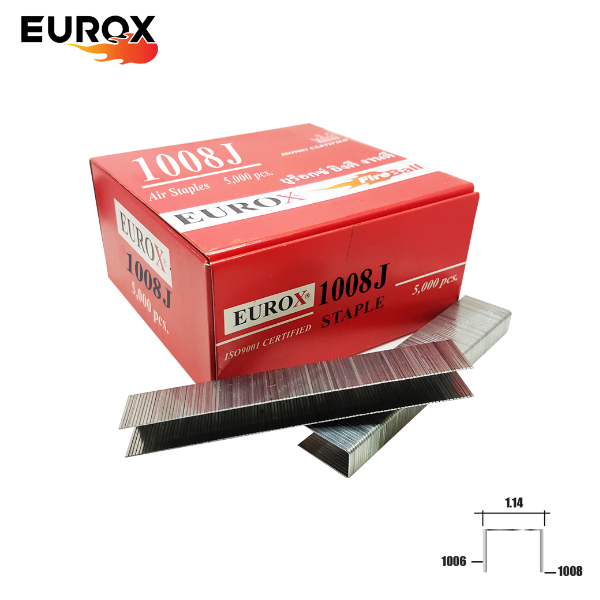 EUROX ตะปูยิงขาคู่ 1008J EUROX ตะปูยิงขาคู่ 1008J - ดำรงค์โฮมพลัส
