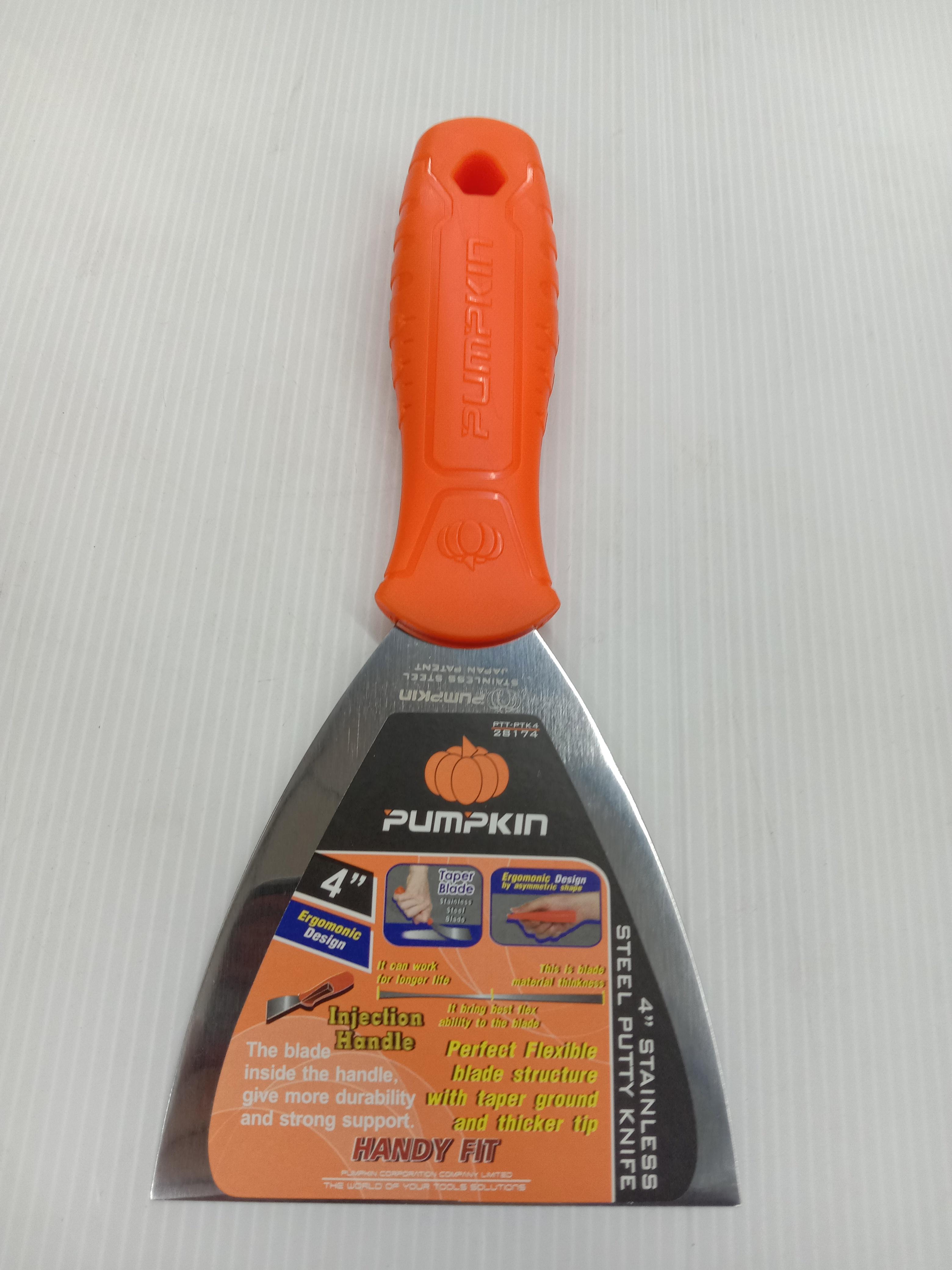 PUMPKIN เกียงโป้วสีสแตนเลสอย่างดี PTT-PTK4 PUMPKIN เกียงโป้วสีสแตนเลสอย่างดี PTT-PTK4 - ดำรงค์โฮมพลัส