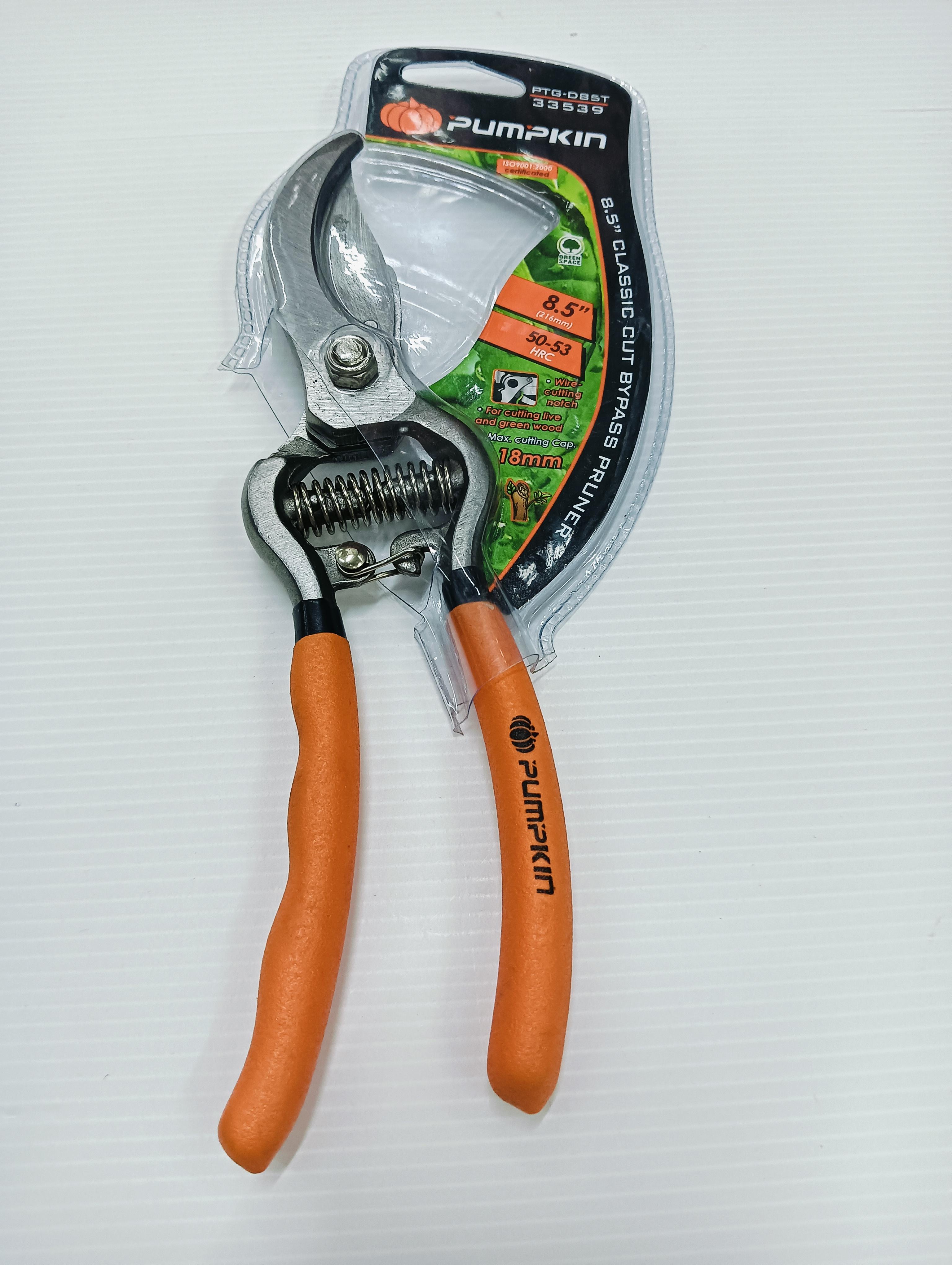 PUMPKIN กรรไกรตัดกิ่งไม้ ด้ามเหล็กDrop forged PTG-D85T 8.5นิ้ว PUMPKIN กรรไกรตัดกิ่งไม้ ด้ามเหล็กDrop forged PTG-D85T 8.5นิ้ว - ดำรงค์โฮมพลัส