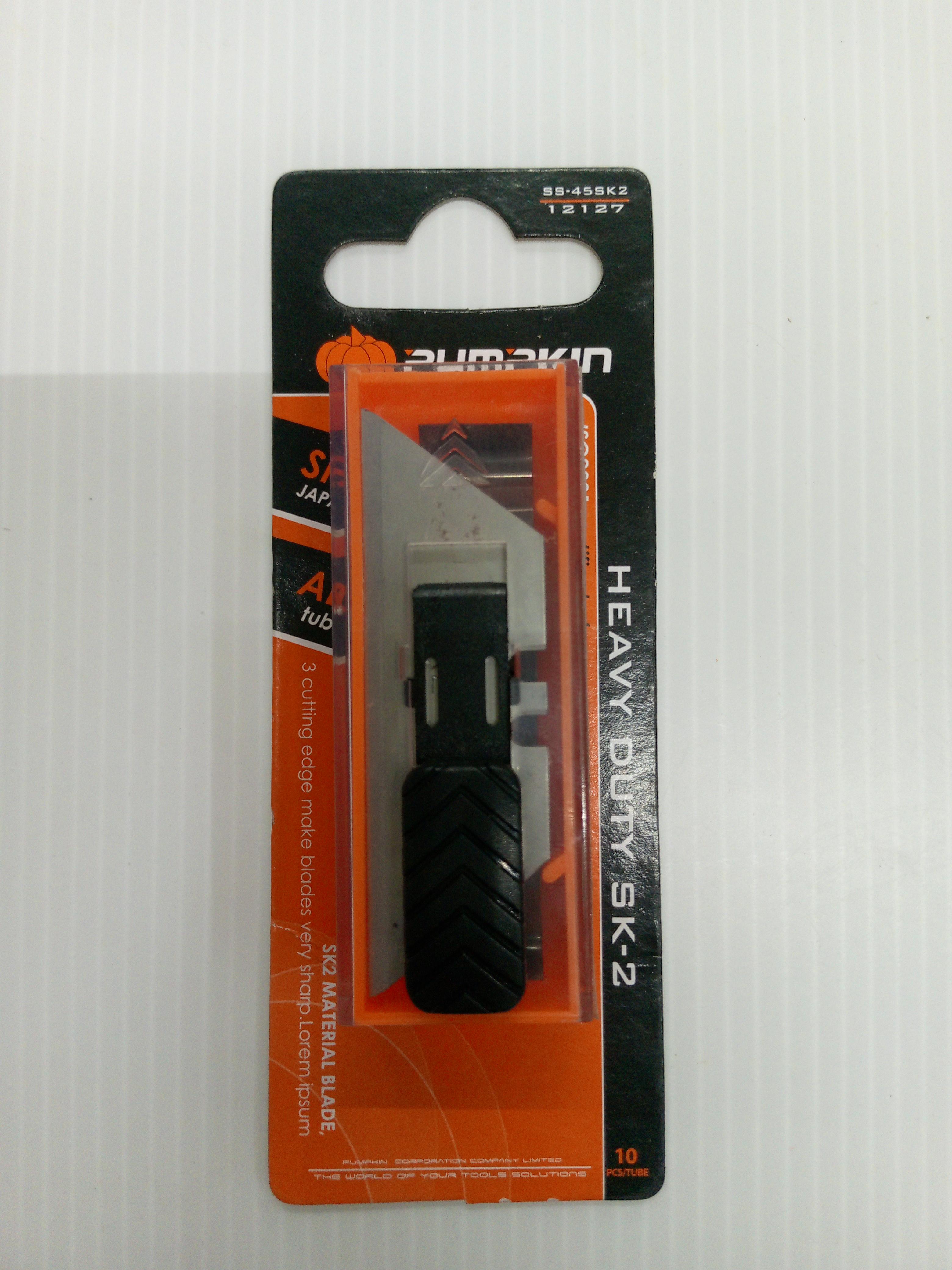 PUMPKIN ใบมีดเลเซอร์ HEAVY DUTY SK-2 SS-45SK2 (10ใบ) PUMPKIN ใบมีดเลเซอร์ HEAVY DUTY SK-2 SS-45SK2 (10ใบ) - ดำรงค์โฮมพลัส