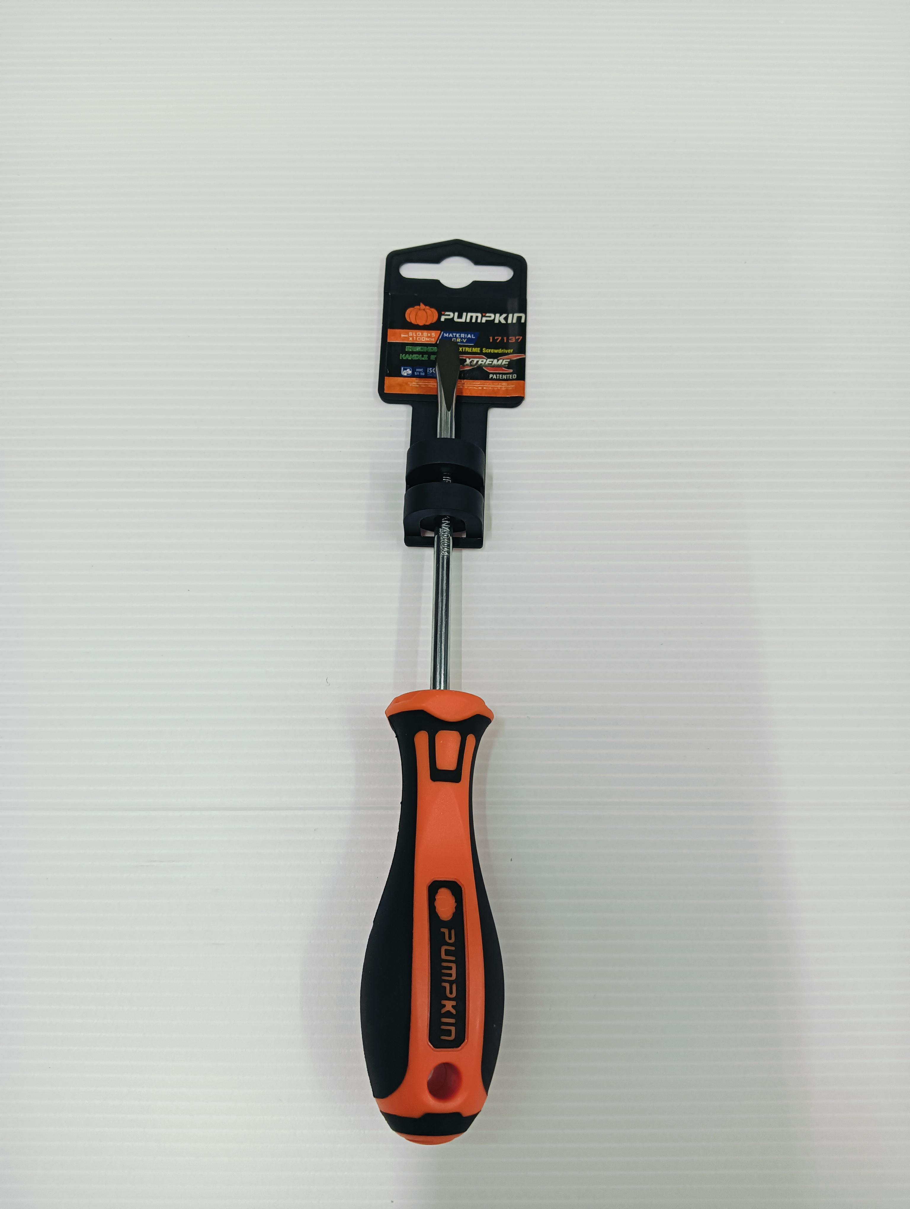 PUMPKIN ไขควงด้ามยาง รุ่น XTREME SL0.8x5x100mm(-) PUMPKIN ไขควงด้ามยาง รุ่น XTREME SL0.8x5x100mm(-) - ดำรงค์โฮมพลัส