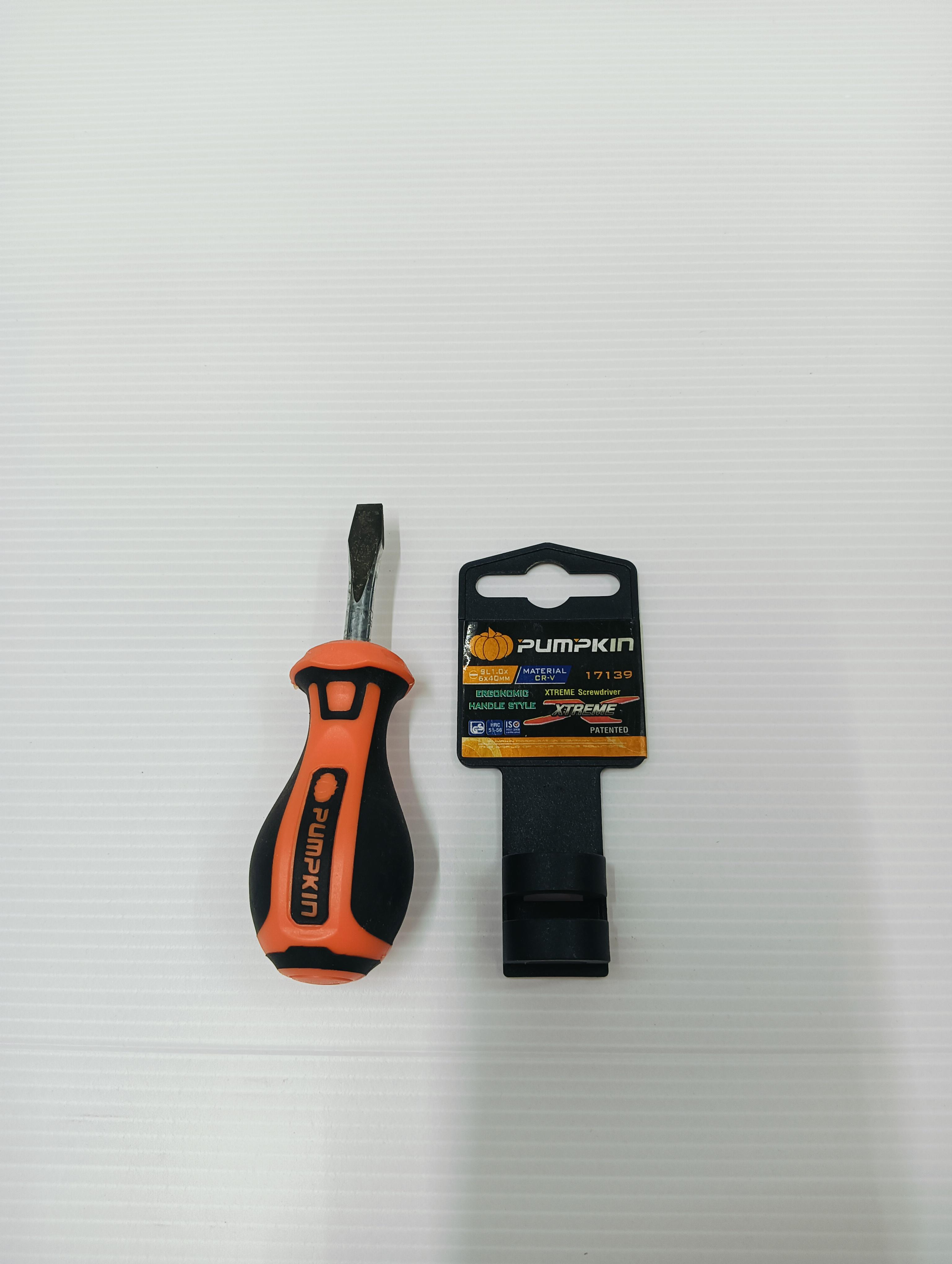 PUMPKIN ไขควงด้ามยาง รุ่น XTREME SL1.0x6x40mm(-) PUMPKIN ไขควงด้ามยาง รุ่น XTREME SL1.0x6x40mm(-) - ดำรงค์โฮมพลัส