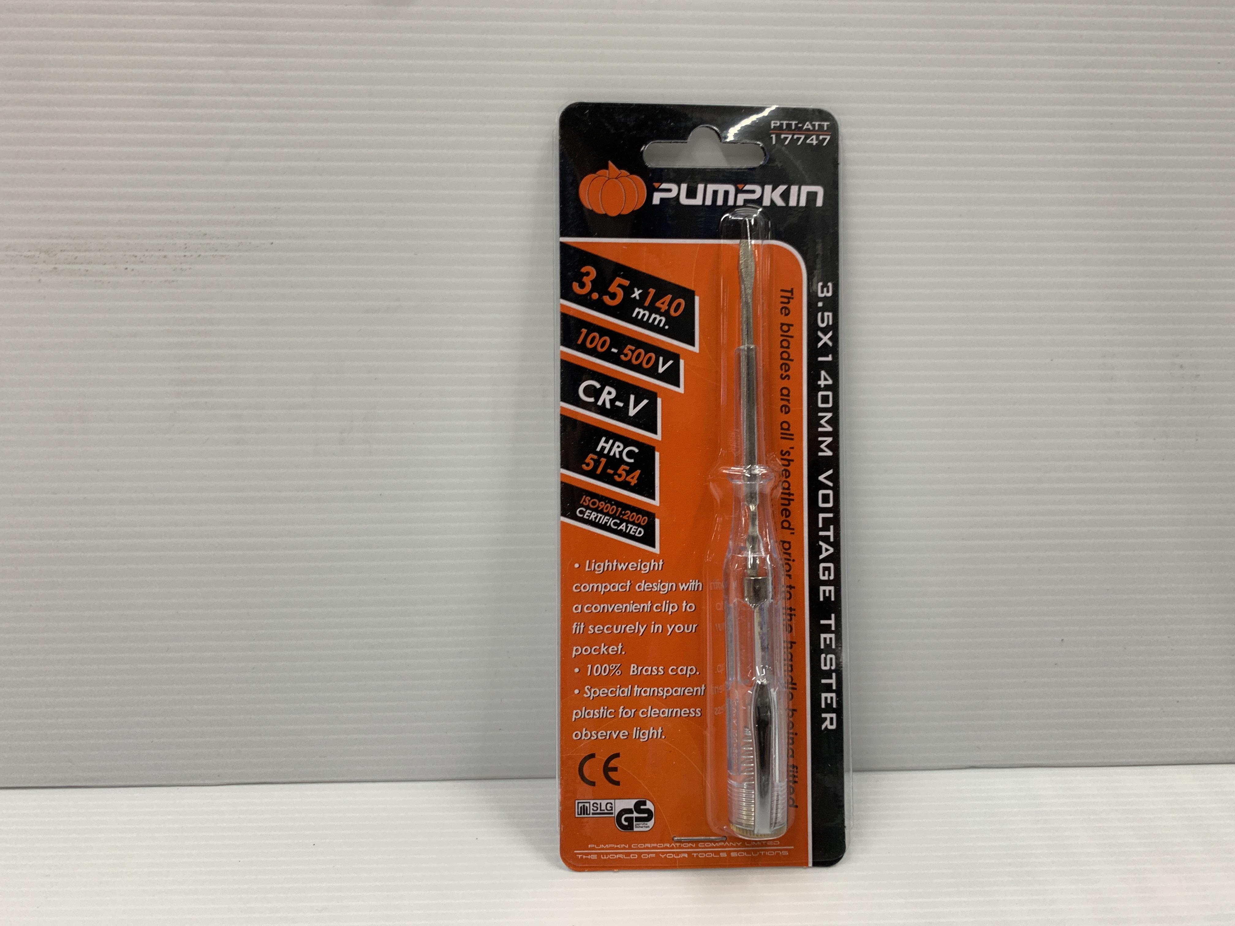 PUMPKIN ไขควงลองไฟCR-V รุ่นอาเธอร์140(AC100V-500V) PTT-ATT PUMPKIN ไขควงลองไฟCR-V รุ่นอาเธอร์140(AC100V-500V) PTT-ATT - ดำรงค์โฮมพลัส