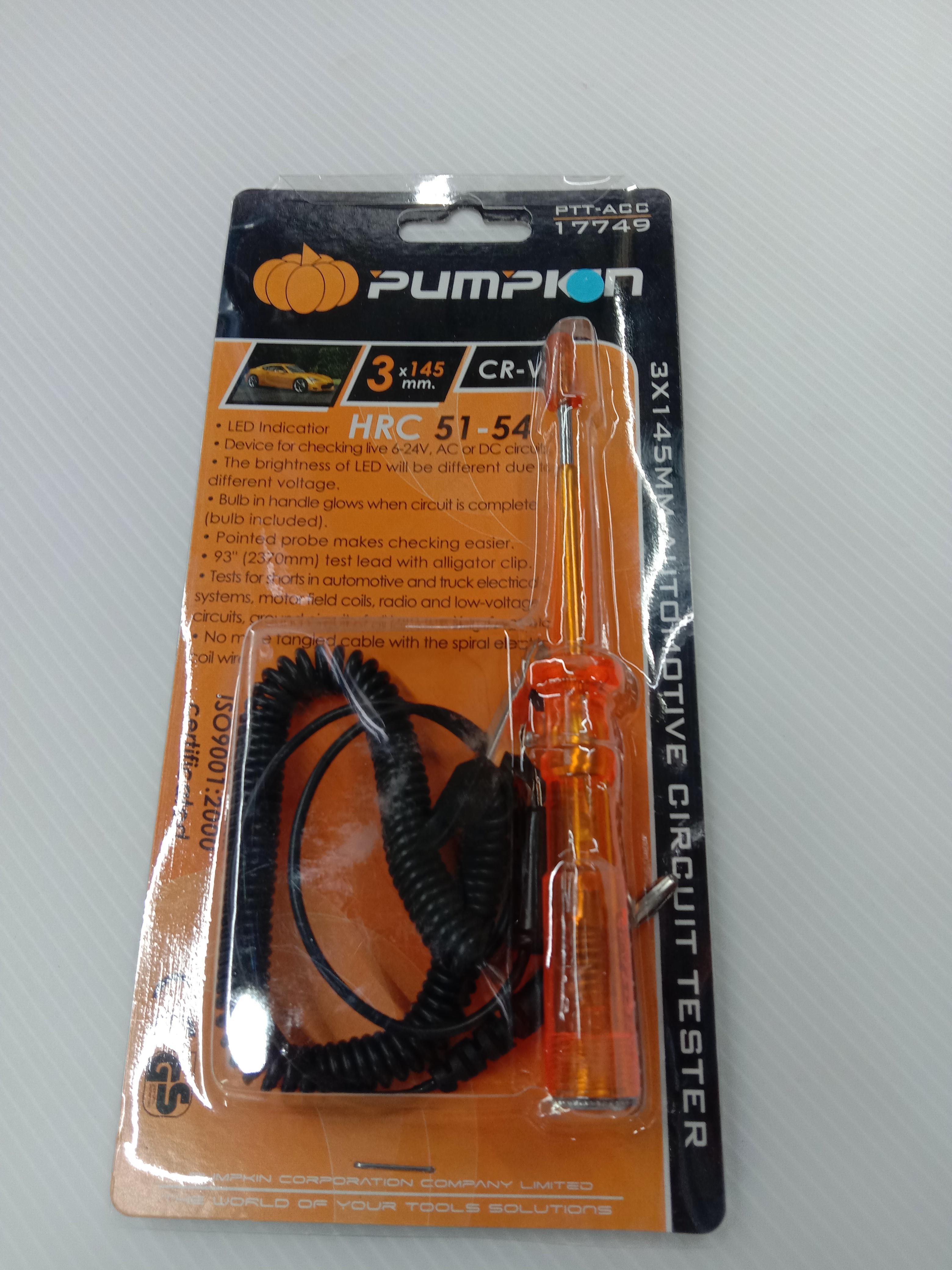 PUMPKIN ไขควงลองไฟแบตเตอรี่CR-V145 (DC6V-24V) PTT-ACC