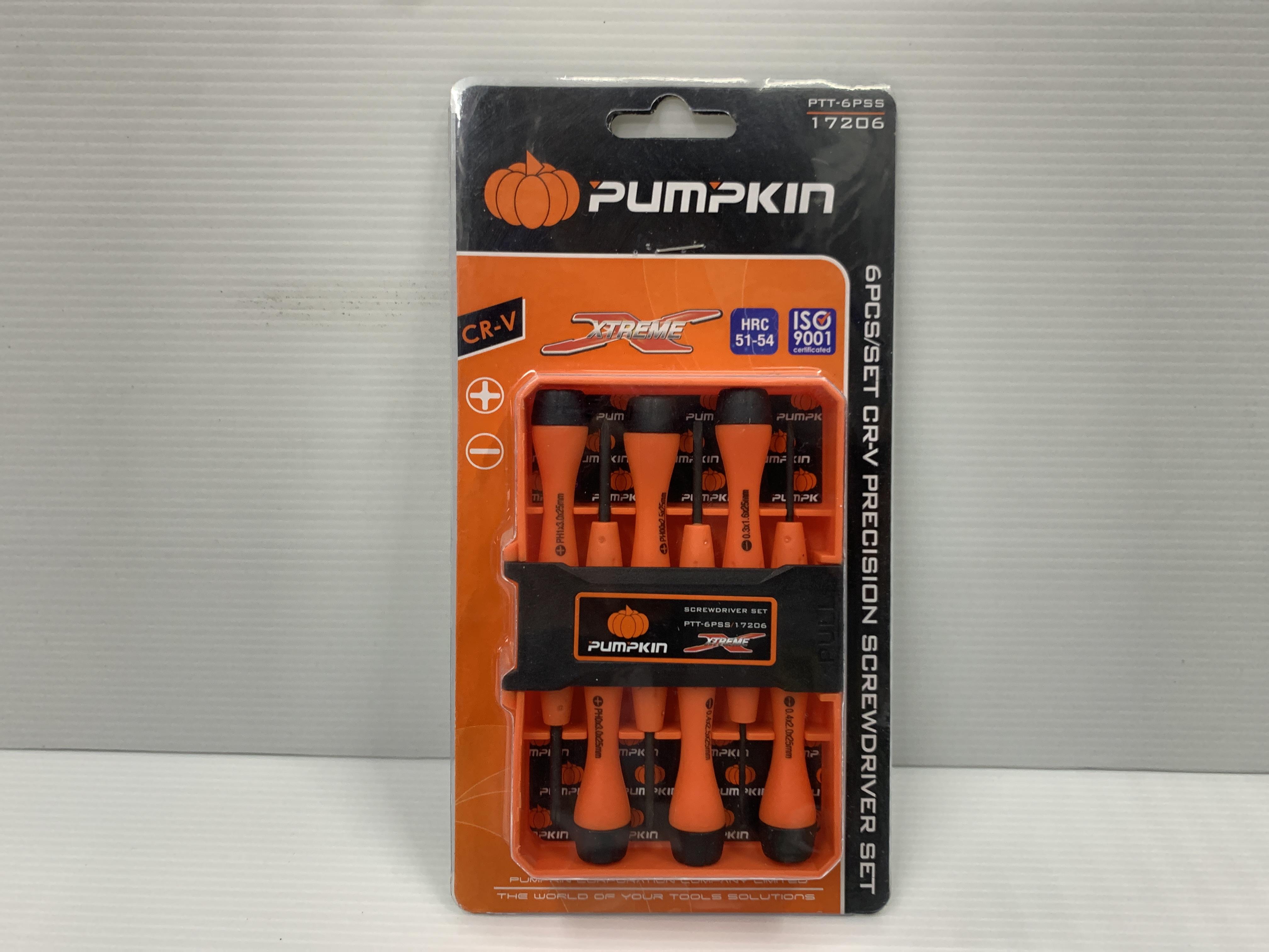 PUMPKIN ชุดไขควงจิ๋วMini CR-V 6ตัว/ชุด PTT-6PSS PUMPKIN ชุดไขควงจิ๋วMini CR-V 6ตัว/ชุด PTT-6PSS - ดำรงค์โฮมพลัส