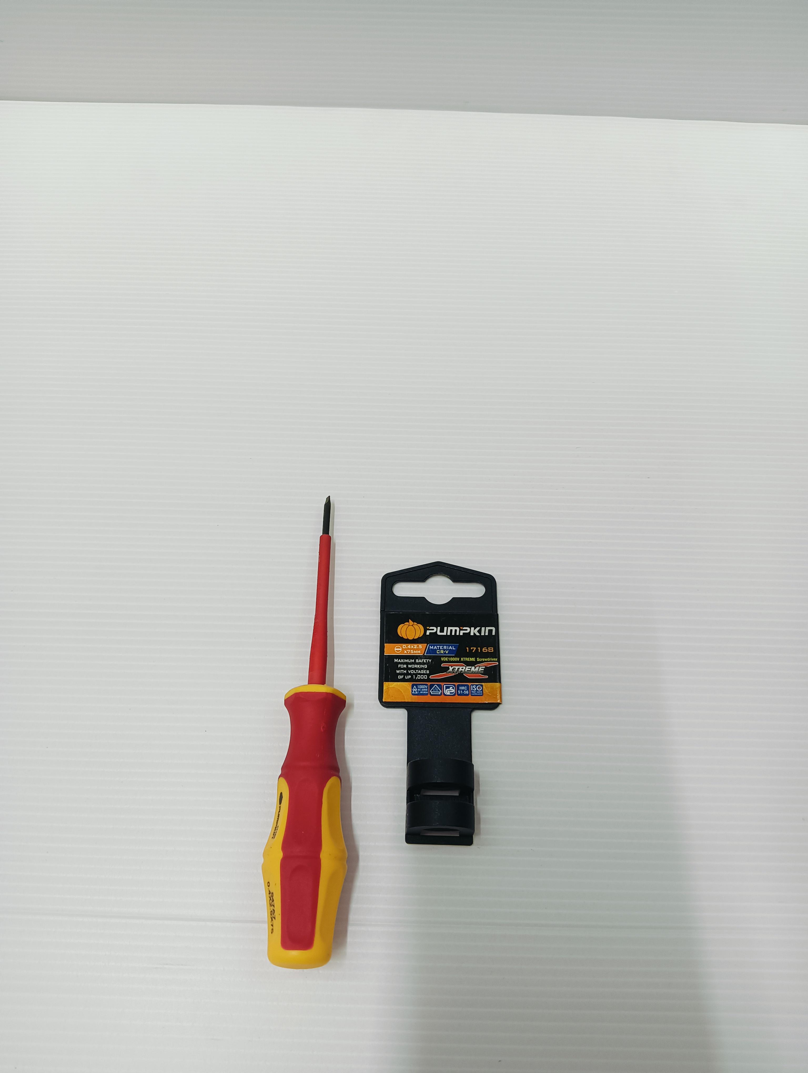 PUMPKINไขควงแฉก3.5 VDE1000V XTREME PH1x80mm(+) PUMPKINไขควงแฉก3.5 VDE1000V XTREME PH1x80mm(+) - ดำรงค์โฮมพลัส