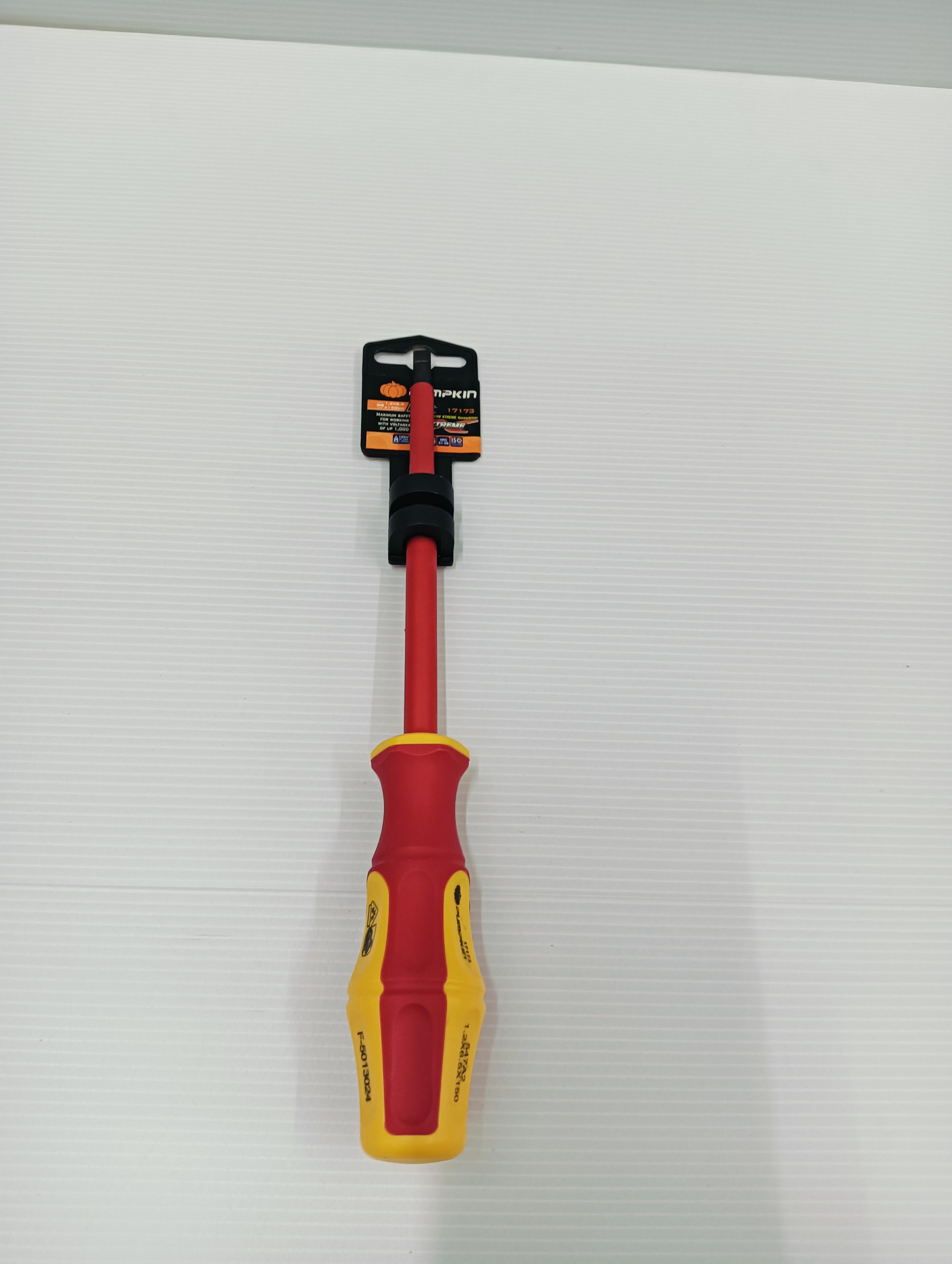 PUMPKINไขควงแบน6 VDE1000V XTREME SL1.2x6.5x150mm(-) PUMPKINไขควงแบน6 VDE1000V XTREME SL1.2x6.5x150mm(-) - ดำรงค์โฮมพลัส