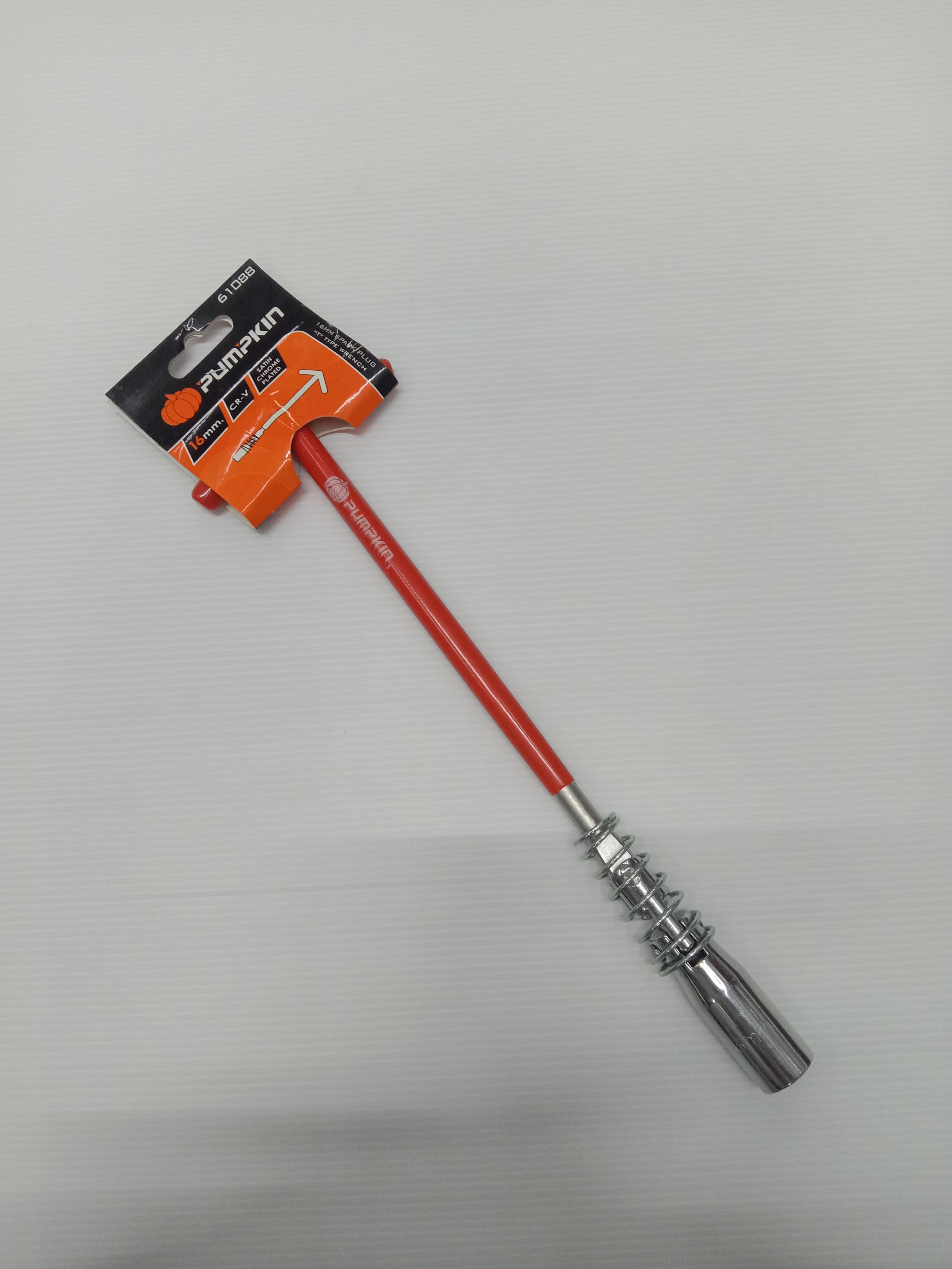 PUMPKIN ขันบ็อกซ์หัวเทียนด้ามตัวT หุ้มPVC Cr-V 16mm PUMPKIN ขันบ็อกซ์หัวเทียนด้ามตัวT หุ้มPVC Cr-V 16mm - ดำรงค์โฮมพลัส