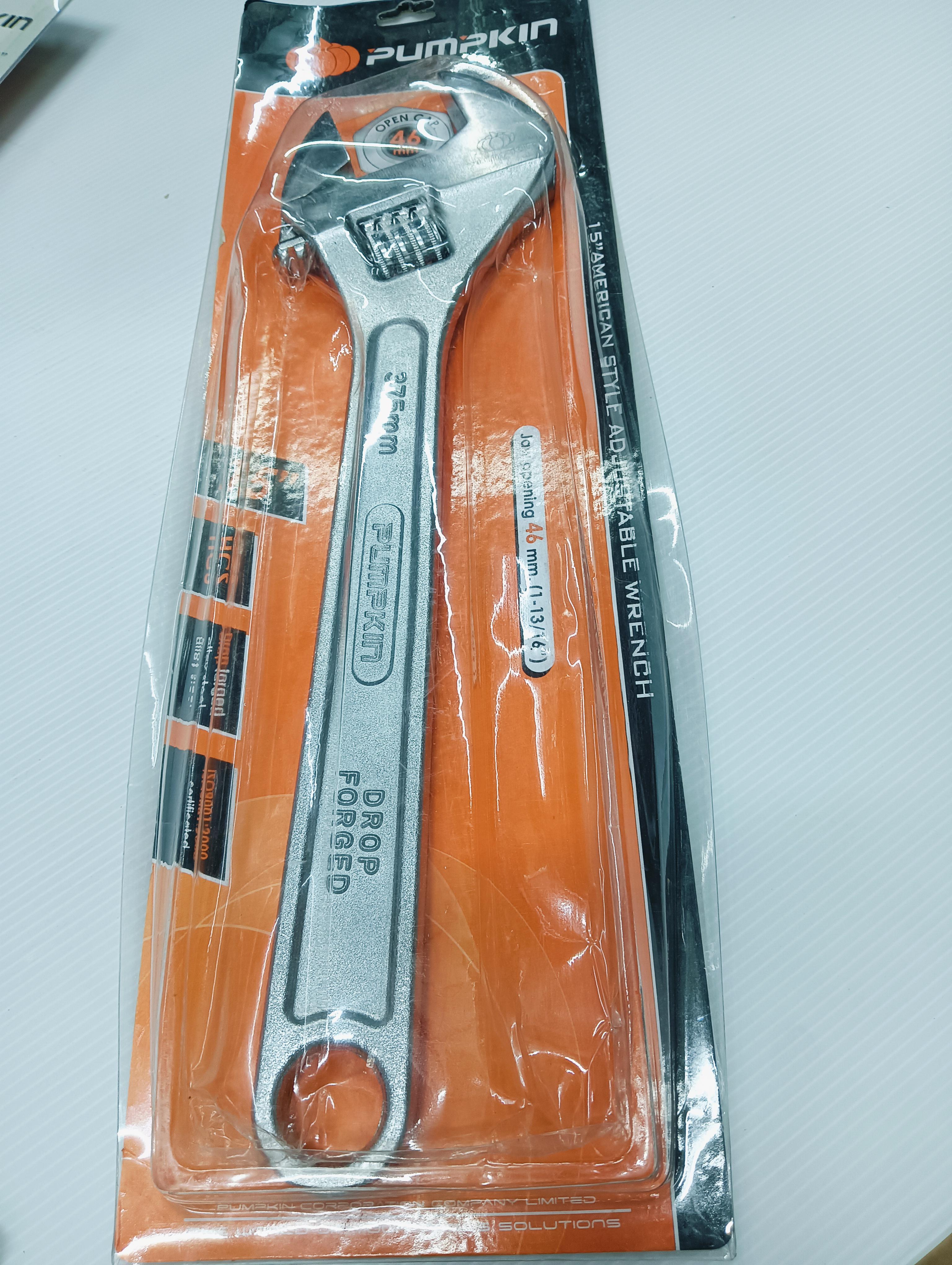 PUMPKIN กุญแจเลื่อน American Style 15