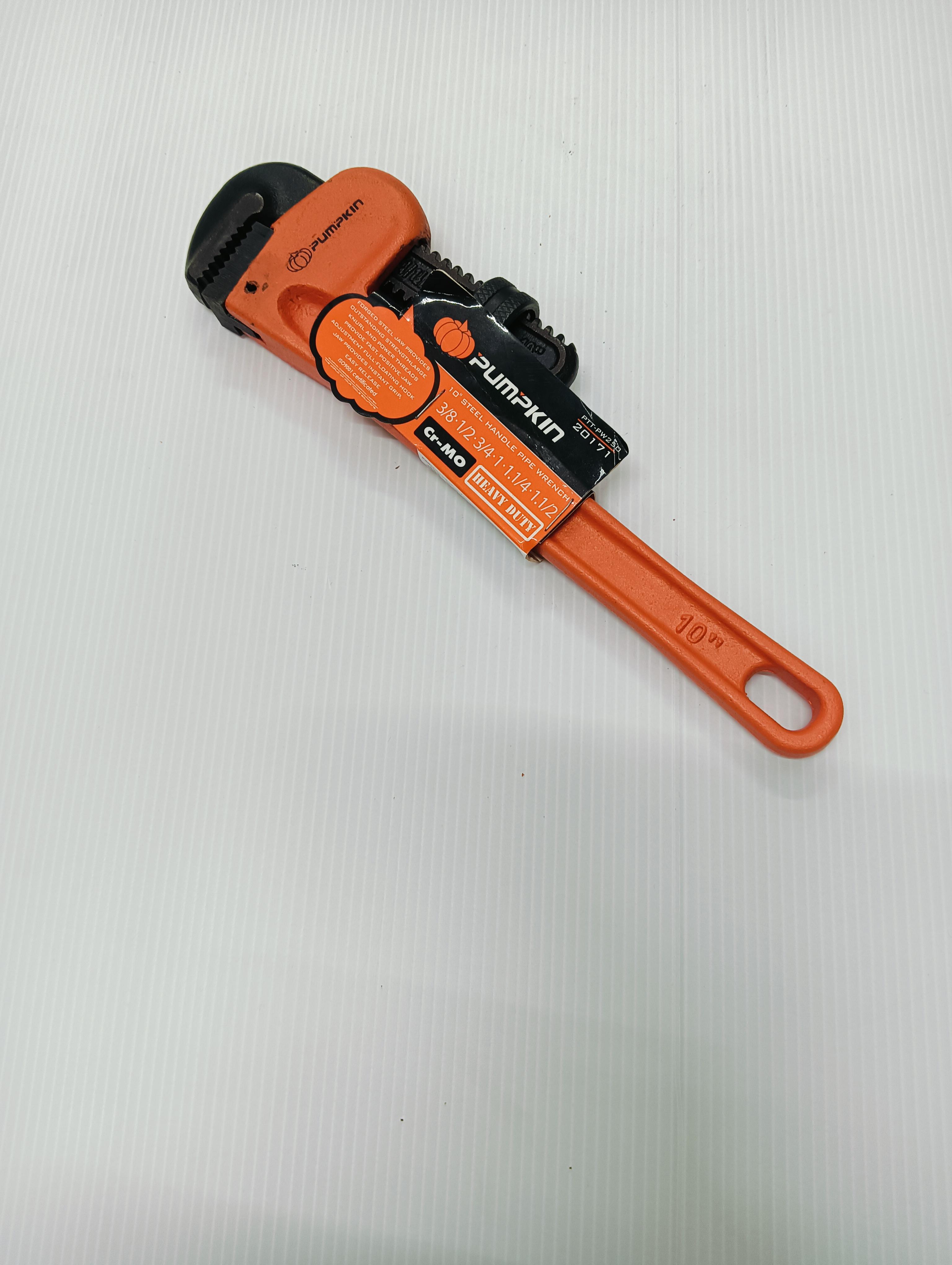 PUMPKIN ประแจจับแป็ปขาเดี่ยวCR-MO 10 HEAVY DUTY PTT-PW250