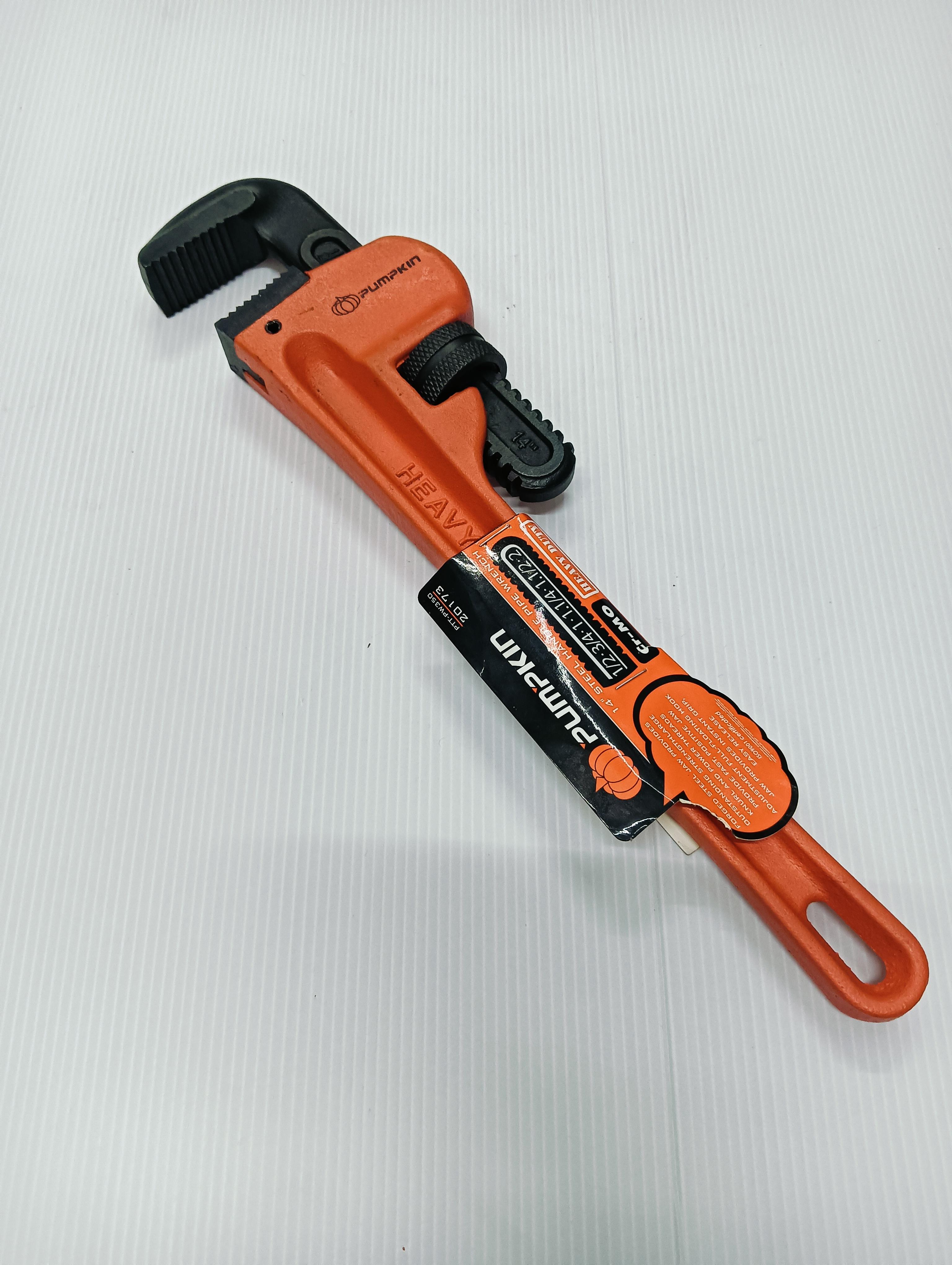 PUMPKIN ประแจจับแป็ปขาเดี่ยวCR-MO 14 HEAVY DUTY PTT-PW350 PUMPKIN ประแจจับแป็ปขาเดี่ยวCR-MO 14 HEAVY DUTY PTT-PW350 - ดำรงค์โฮมพลัส