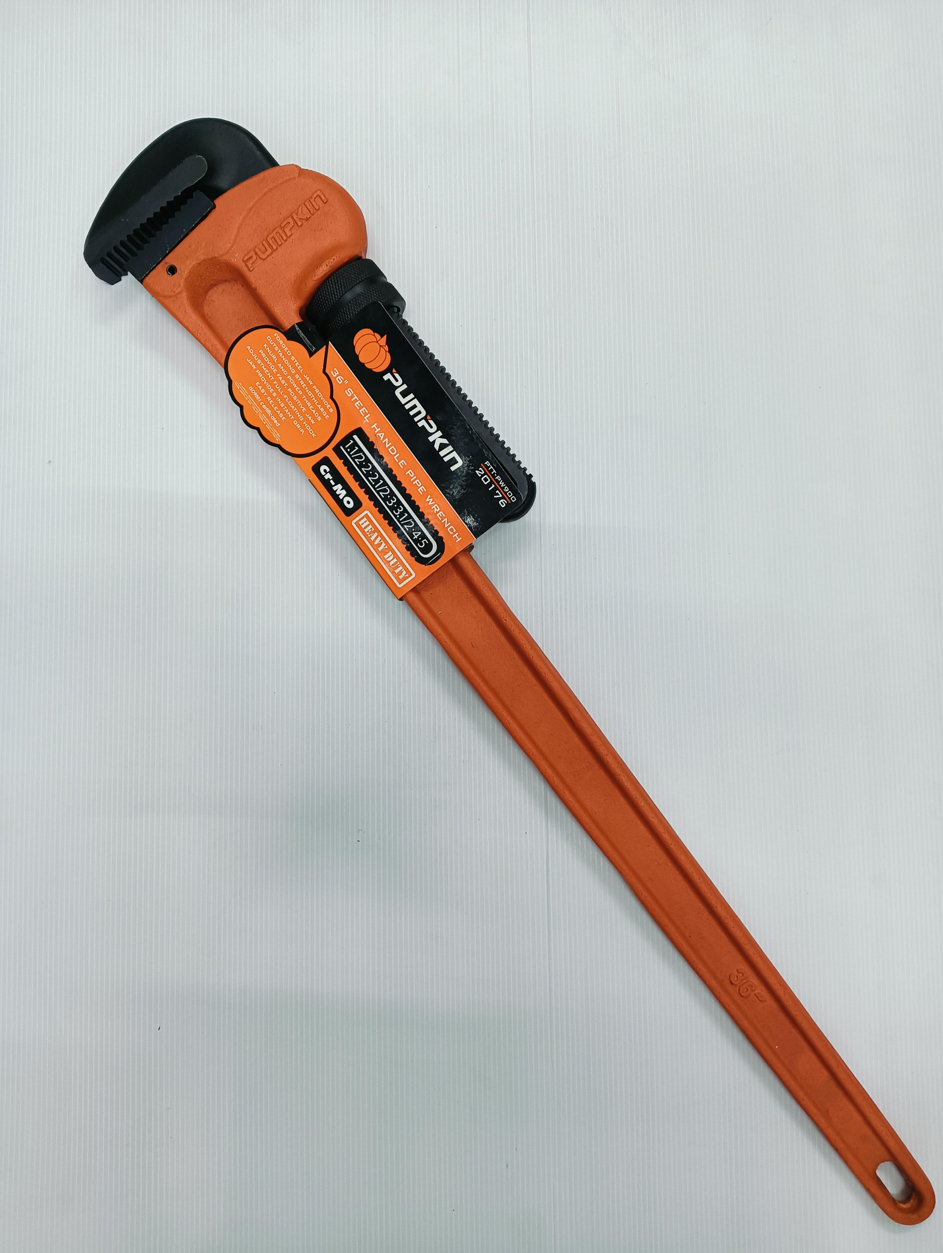 PUMPKIN ประแจจับแป็ปขาเดี่ยวCR-MO 36 HEAVY DUTY PTT-PW900