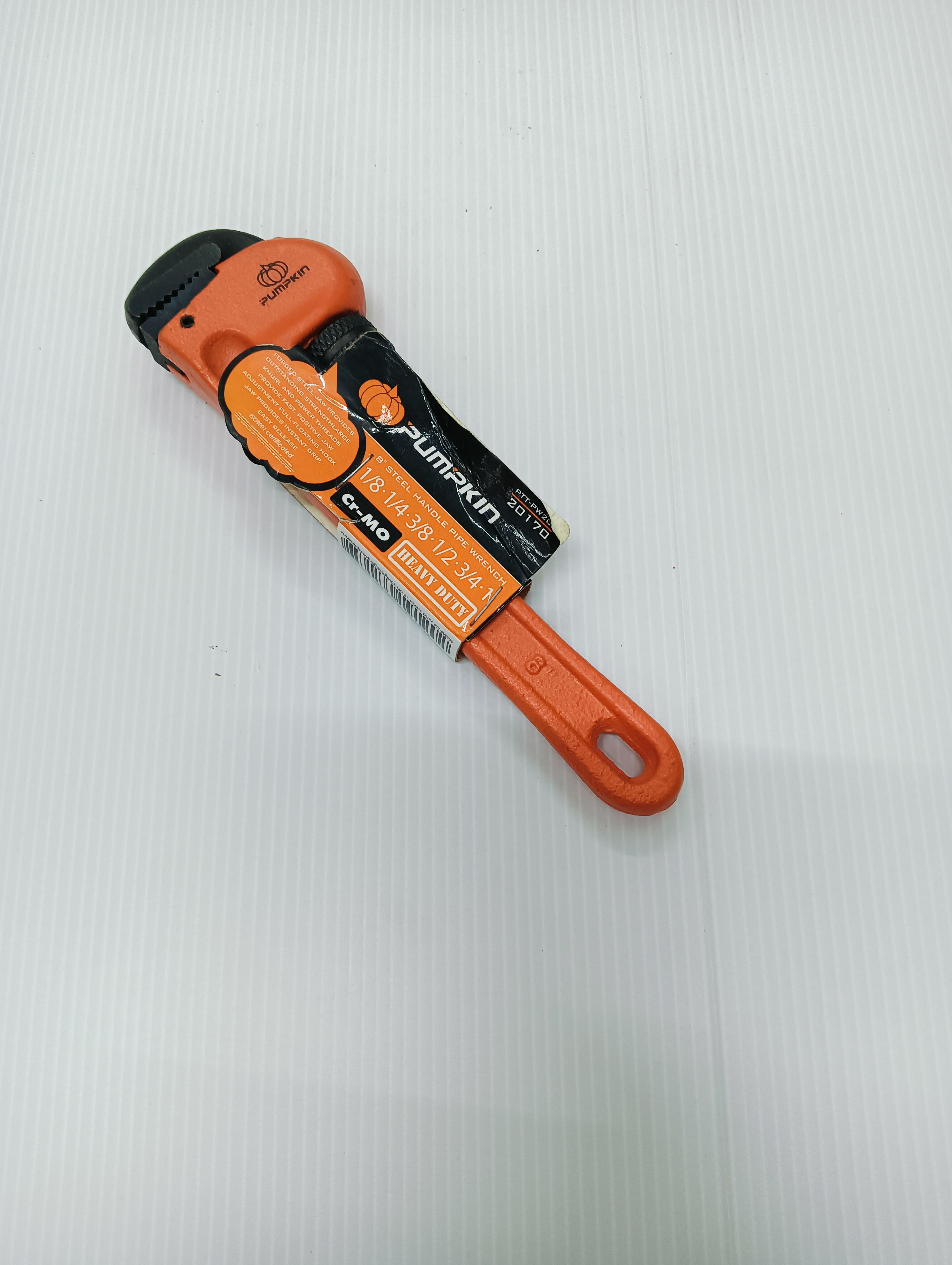 PUMPKIN ประแจจับแป็ปขาเดี่ยวCR-MO 8 HEAVY DUTY PTT-PW200 PUMPKIN ประแจจับแป็ปขาเดี่ยวCR-MO 8 HEAVY DUTY PTT-PW200 - ดำรงค์โฮมพลัส