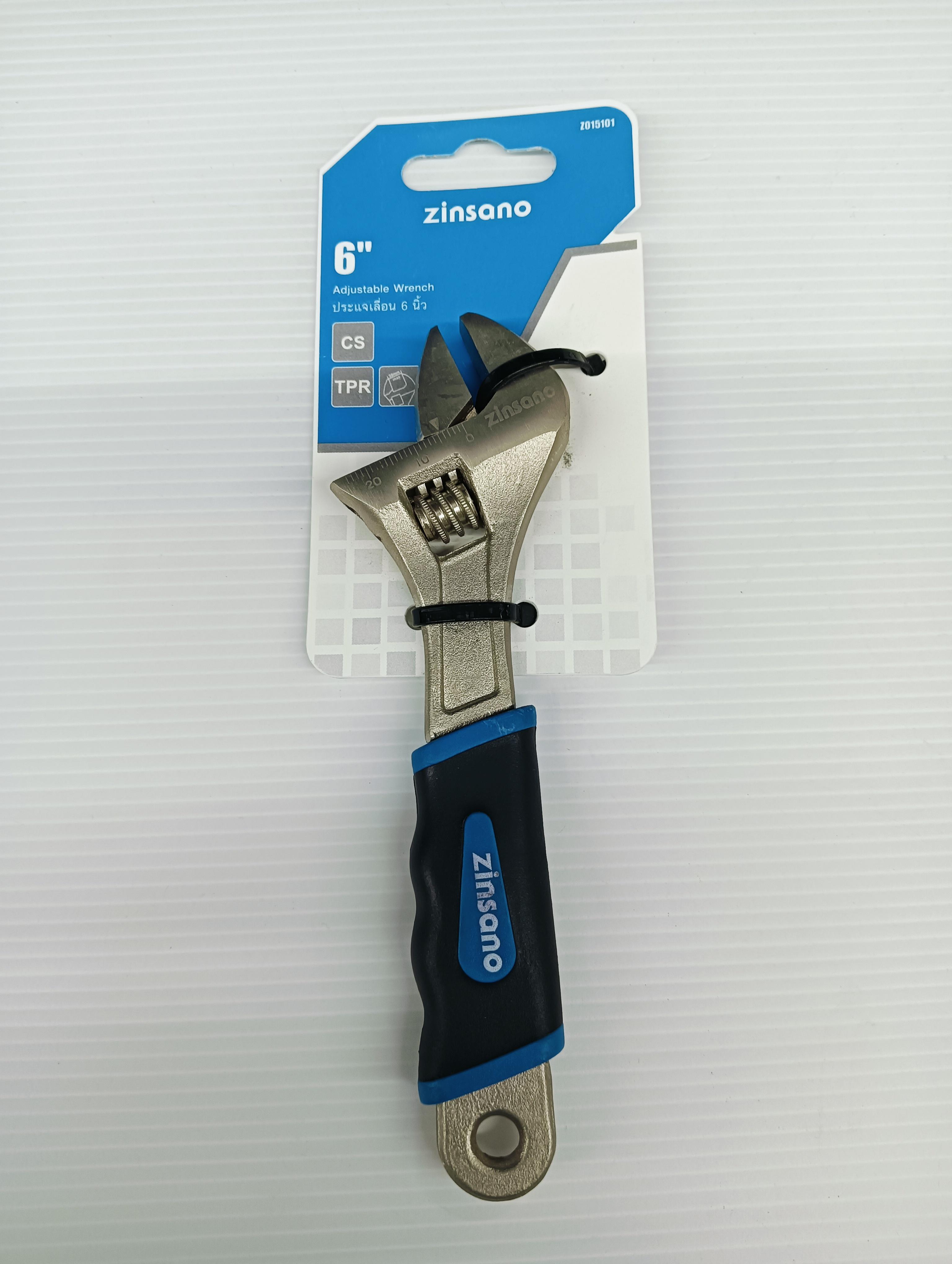 ZINSANO ประแจเลื่อน 6 นิ้ว Z015101 ZINSANO ประแจเลื่อน 6 นิ้ว Z015101 - ดำรงค์โฮมพลัส