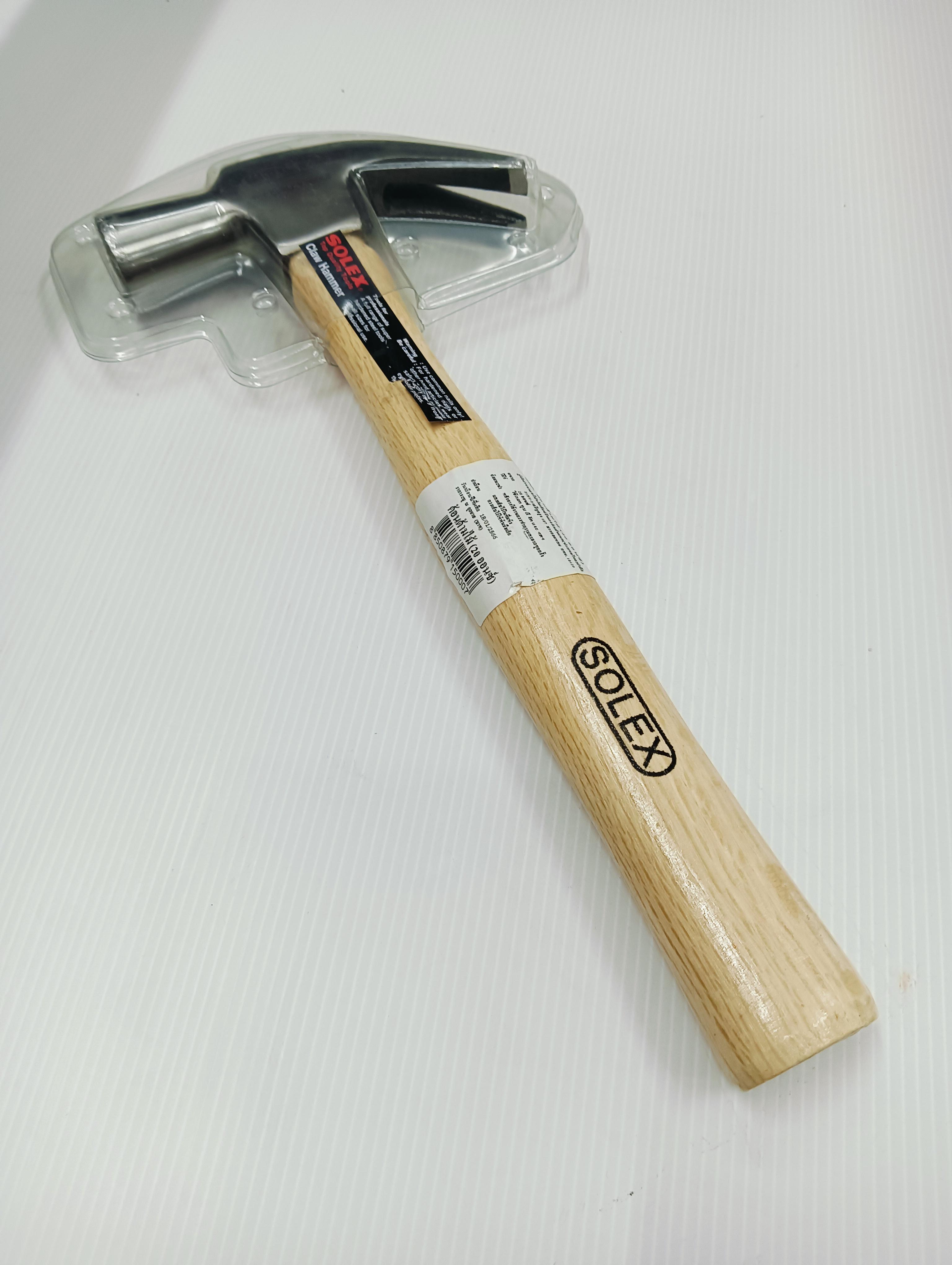 SOLEX ฆ้อนด้ามไม้ 20ออนซ์ SOLEX ฆ้อนด้ามไม้ 20ออนซ์ - ดำรงค์โฮมพลัส