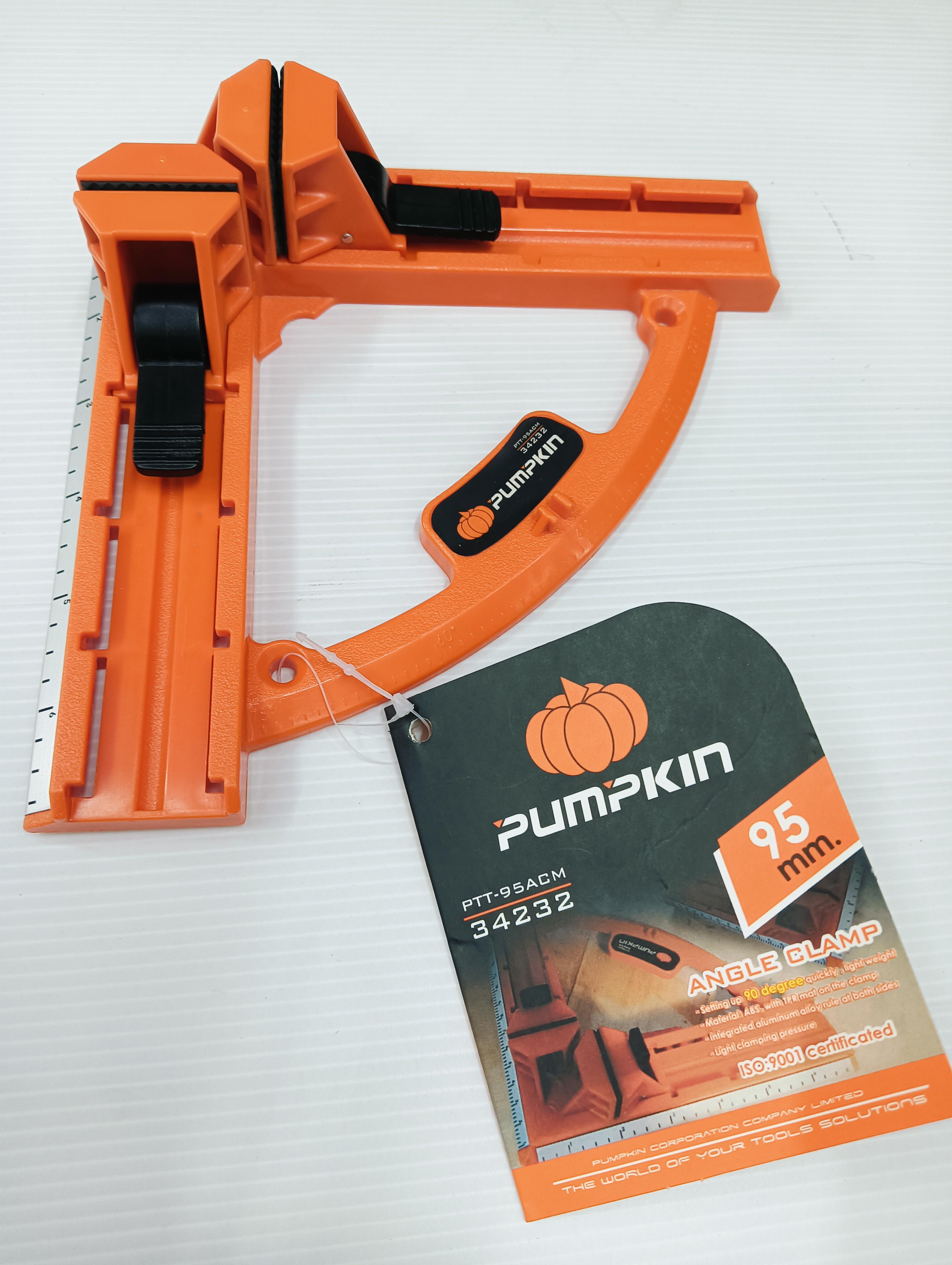 PUMPKIN แคลมป์เข้ามุมฉากวัดชิ้นงานแบบAngle Clamp 95mm PTT-95ACM PUMPKIN แคลมป์เข้ามุมฉากวัดชิ้นงานแบบAngle Clamp 95mm PTT-95ACM - ดำรงค์โฮมพลัส