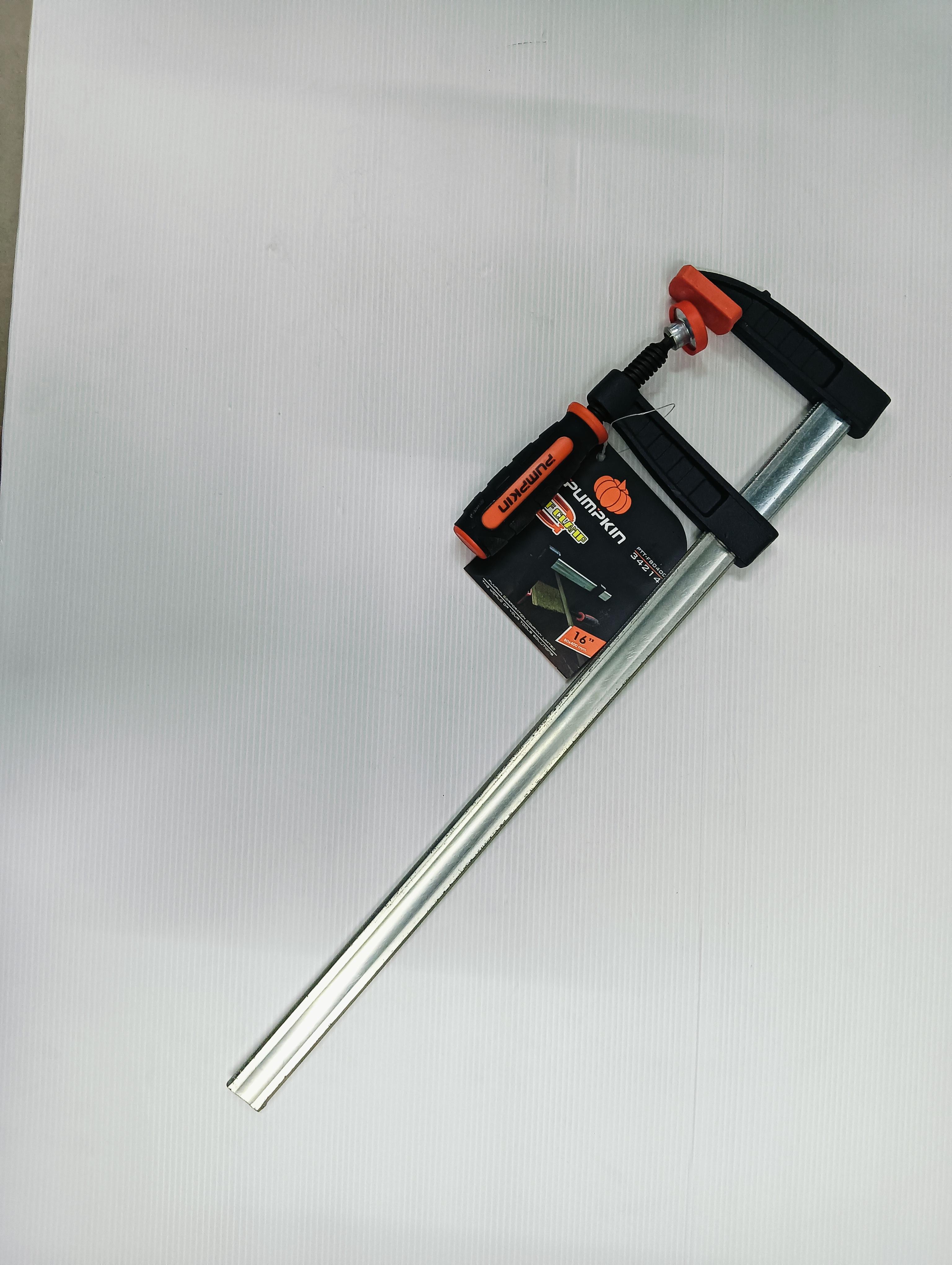 ** PUMPKIN ปากกาจับชิ้นงานตัวF 16 Germany 80x400mm PTT-F80400 ** PUMPKIN ปากกาจับชิ้นงานตัวF 16 Germany 80x400mm PTT-F80400 - ดำรงค์โฮมพลัส