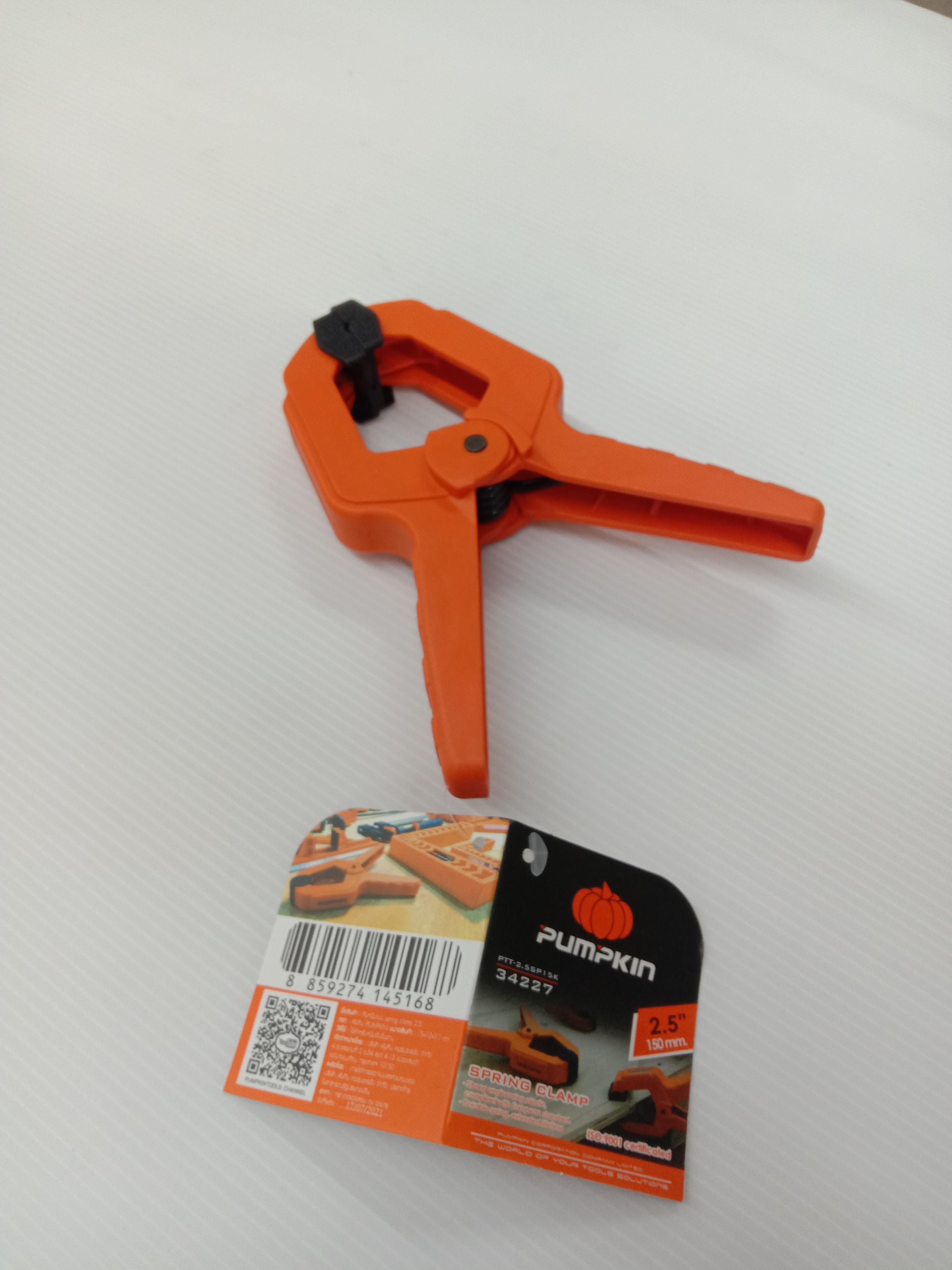 PUMPKIN คีมหนีบแบบspring clamp2.5 PTT-2.5SP15K PUMPKIN คีมหนีบแบบspring clamp2.5 PTT-2.5SP15K - ดำรงค์โฮมพลัส