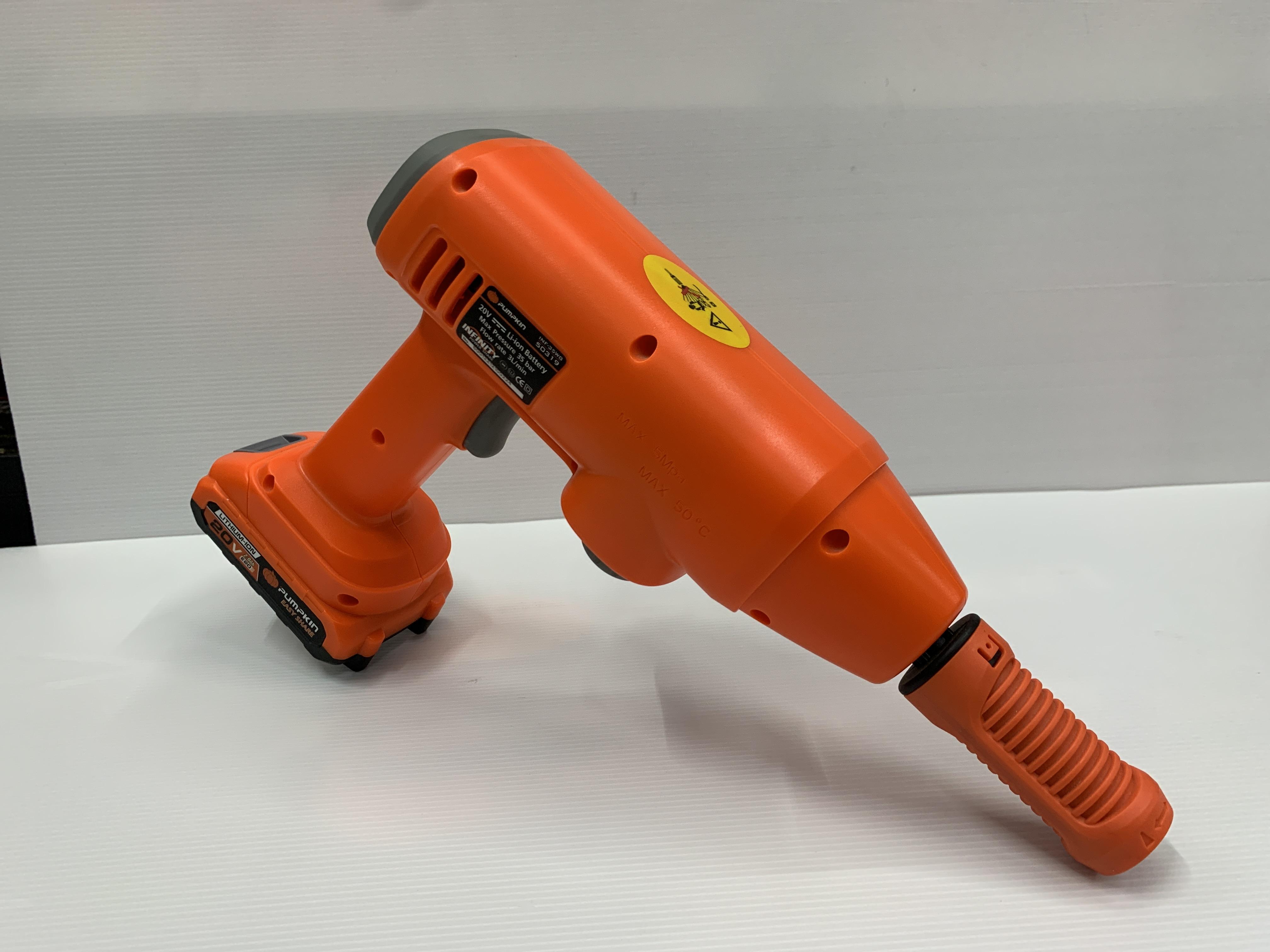 PUMPKIN ปืนฉีดน้ำแรงดันสูงไร้สาย 20V 50319 Li-ion INF-35WG INFINITY POWER SHARE 20V