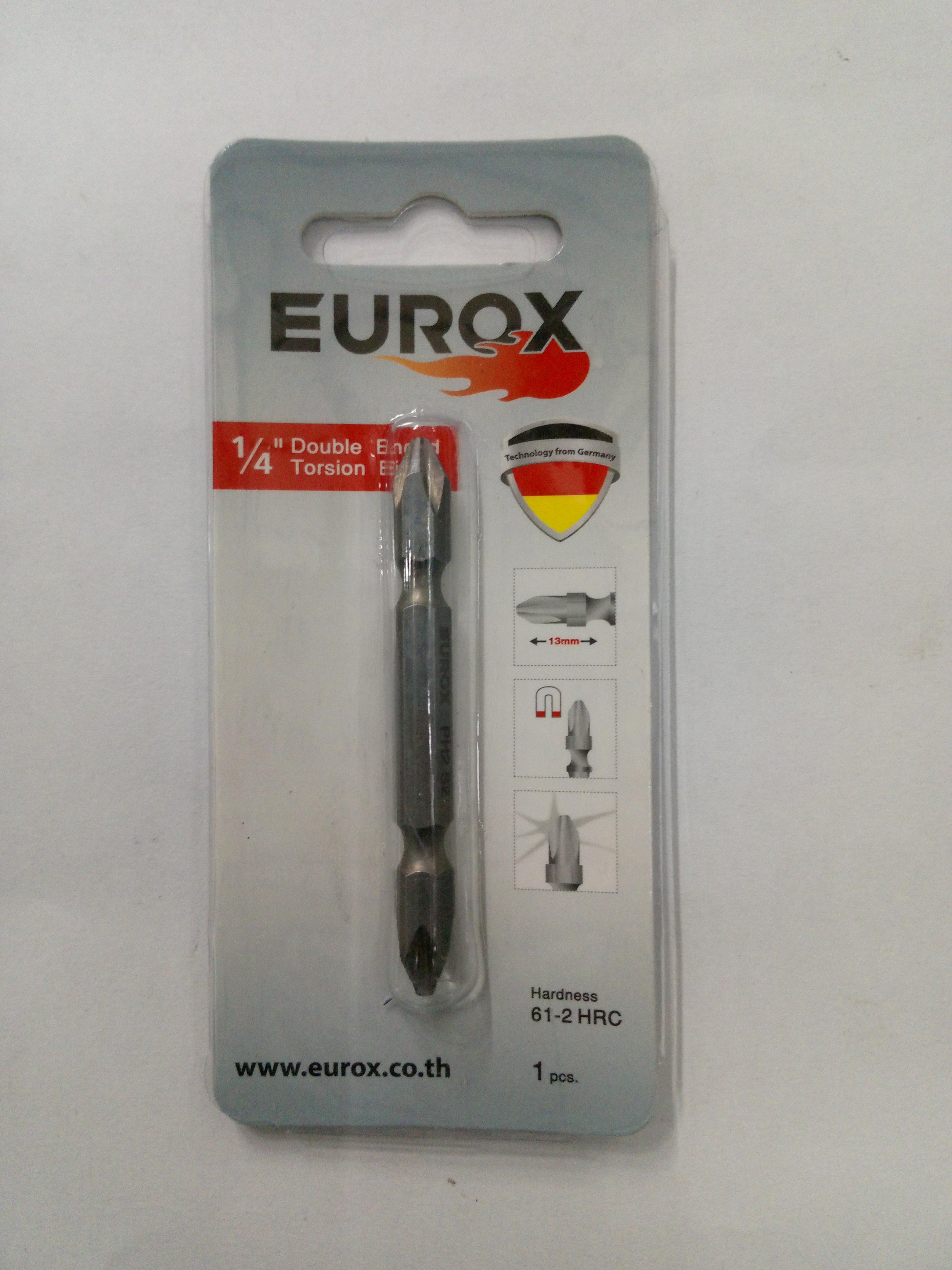 EUROX ดอกไขควงเยอรมัน 2Hx65 (เอวตรง) EUROX ดอกไขควงเยอรมัน 2Hx65 (เอวตรง) - ดำรงค์โฮมพลัส