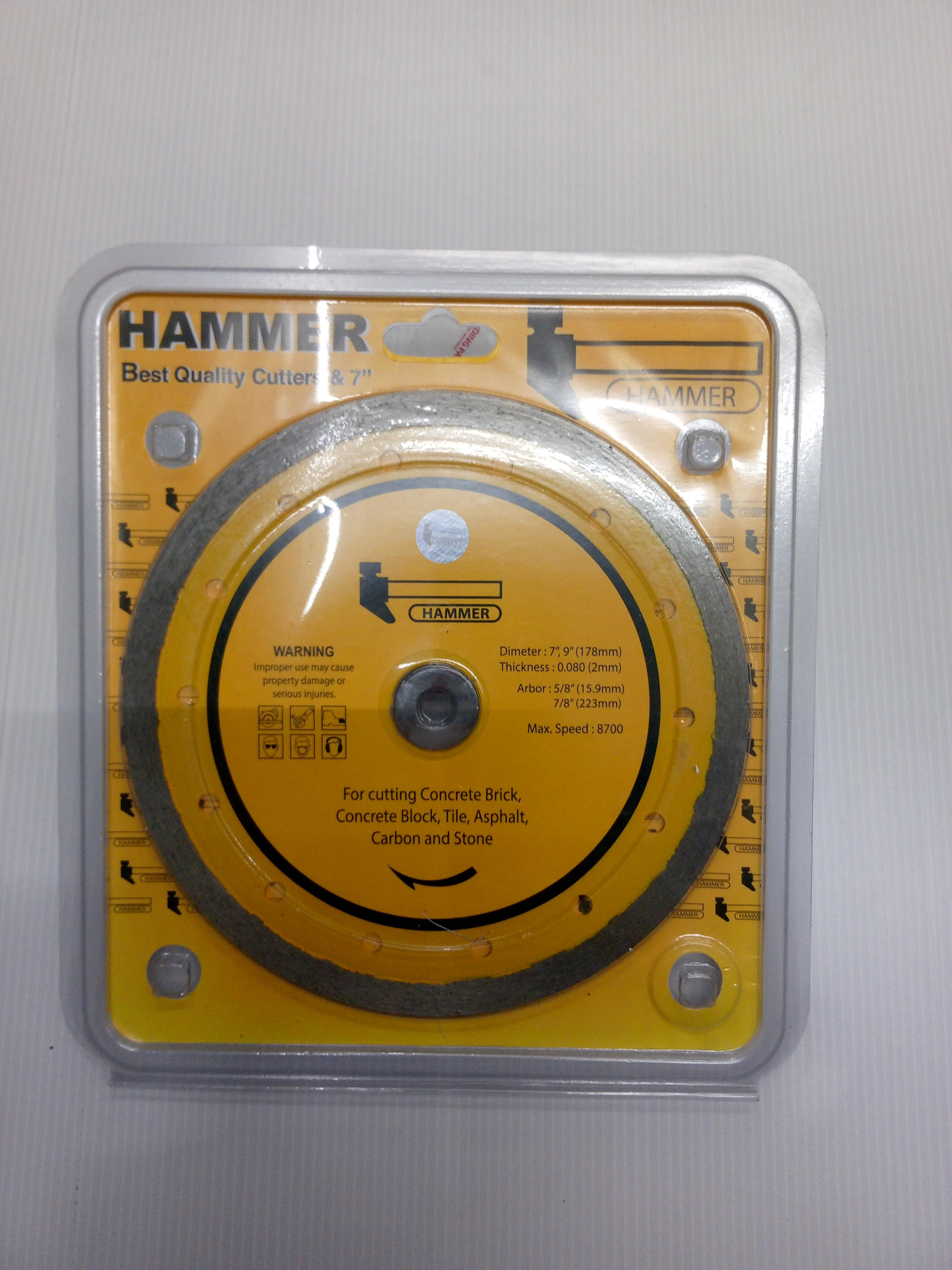 EUROX ใบตัดเพชร HAMMER (ตัดน้ำ) 7