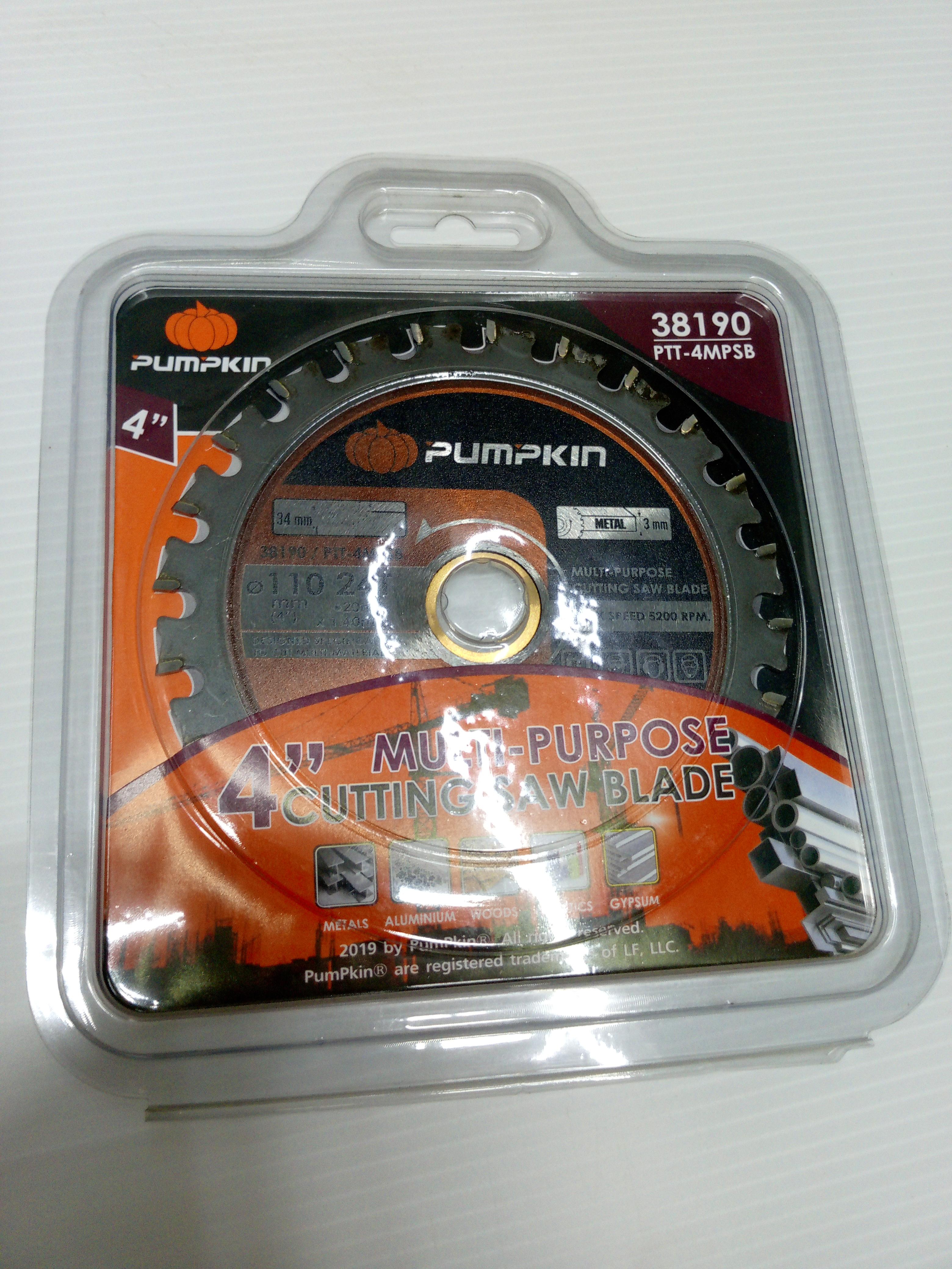 PUMPKIN ใบเลื่อยวงเดือนตัดเหล็ก (110x1.80x1.4x20x24T) 4นิ้ว PUMPKIN ใบเลื่อยวงเดือนตัดเหล็ก (110x1.80x1.4x20x24T) 4นิ้ว - ดำรงค์โฮมพลัส