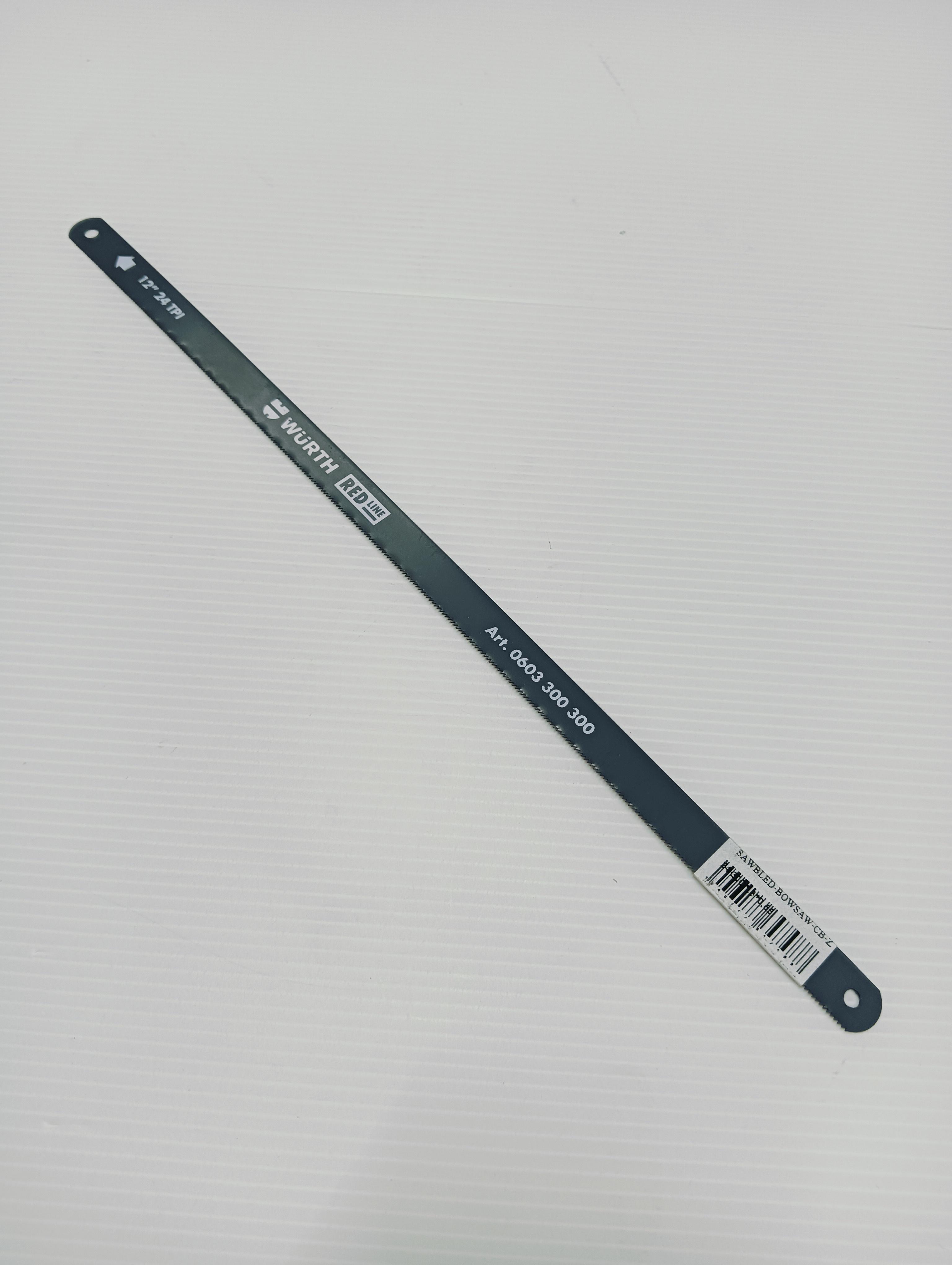 ** WURTH ใบเลื่อย ตัดเหล็ก 24ฟัน SAWBLED-BOWSAW-CB-Z24-300*13*0,65 ** WURTH ใบเลื่อย ตัดเหล็ก 24ฟัน SAWBLED-BOWSAW-CB-Z24-300*13*0,65 - ดำรงค์โฮมพลัส