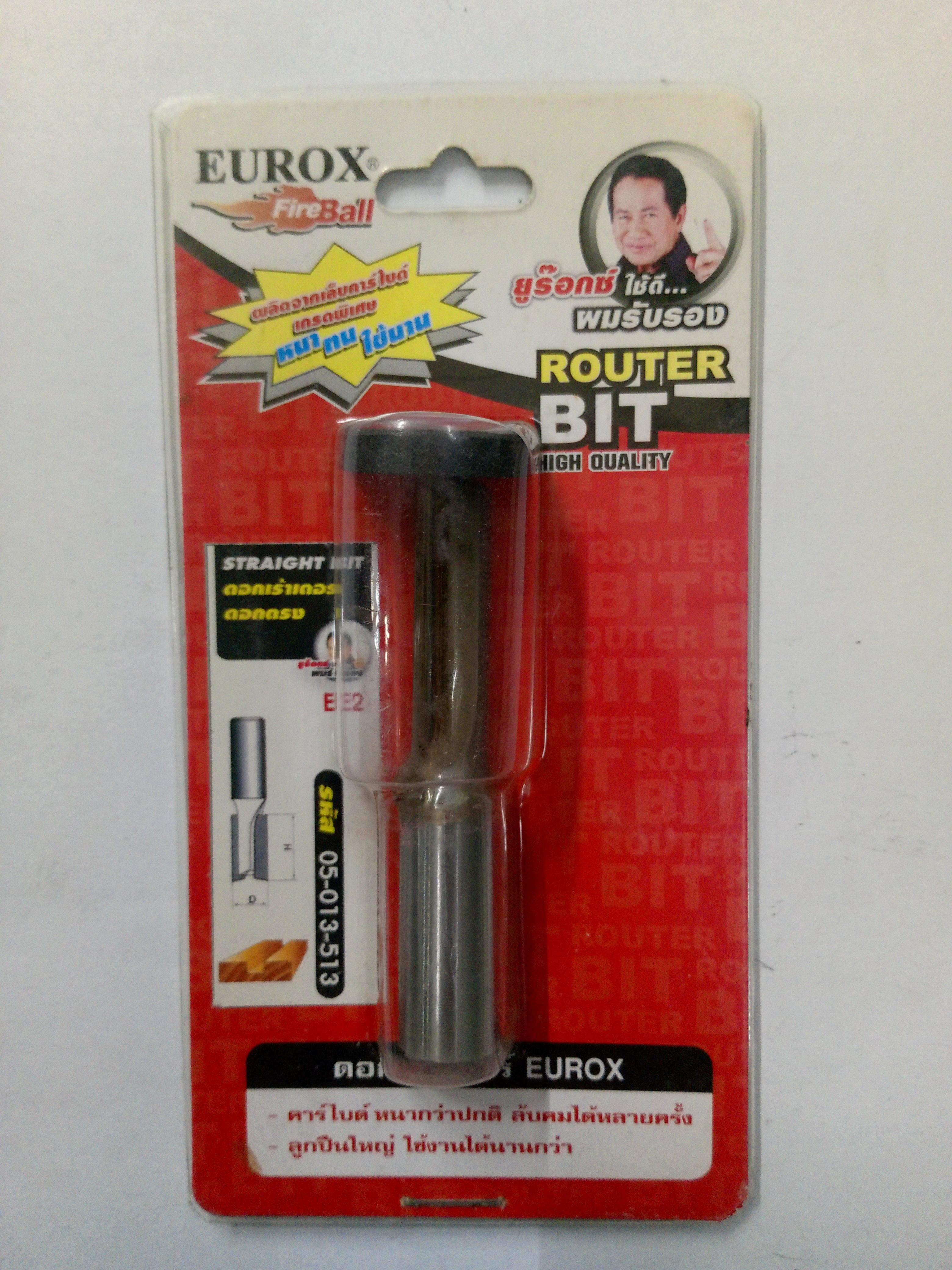 EUROX ดอกเราเตอร์ ดอกตรง EE2 1/2x3/8x30 mm