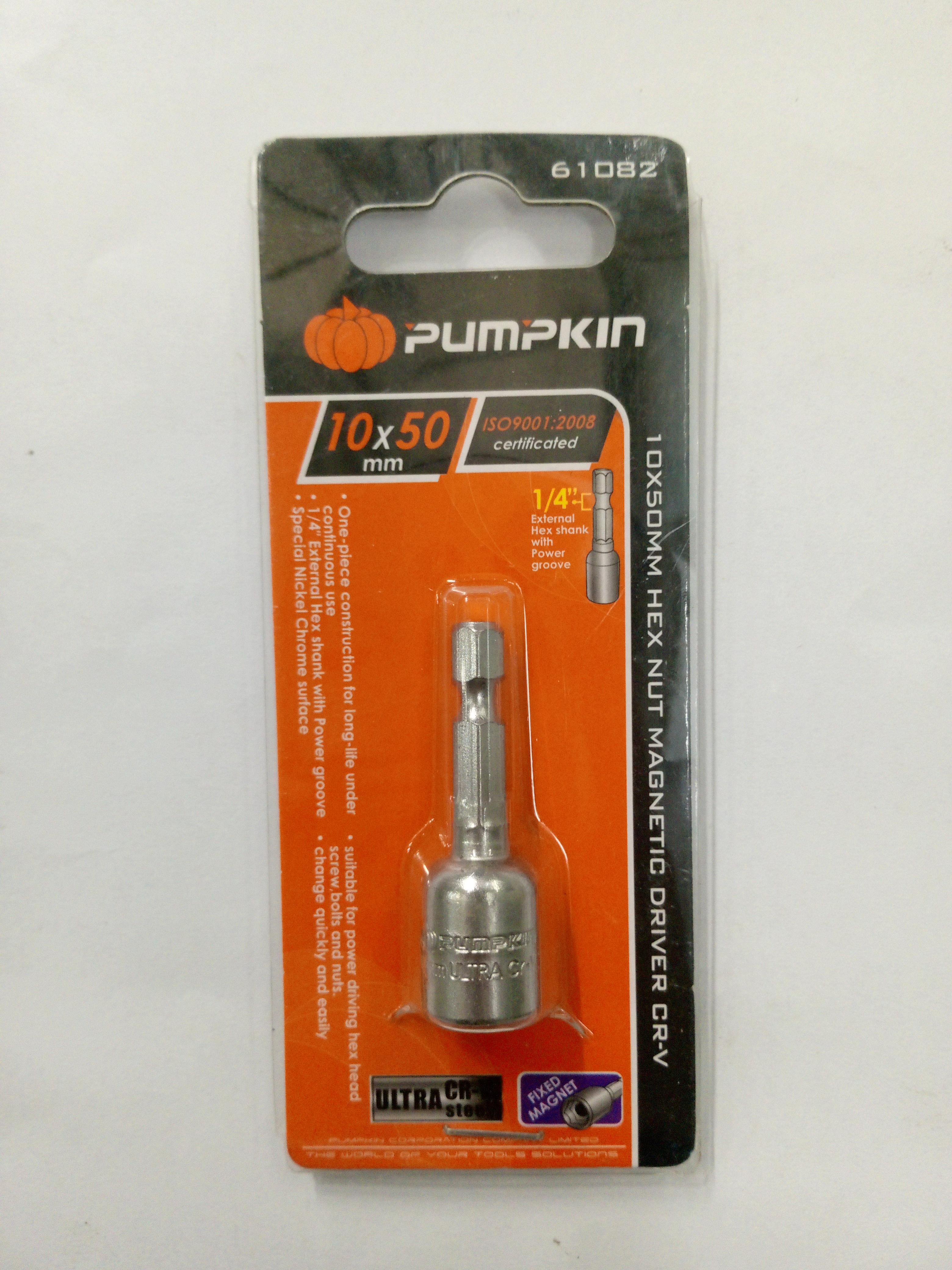 PUMPKIN ดอกบ็อกซ์ลมแม่เหล็ก Cr-V 10x50มม.(เดี่ยว) PUMPKIN ดอกบ็อกซ์ลมแม่เหล็ก Cr-V 10x50มม.(เดี่ยว) - ดำรงค์โฮมพลัส