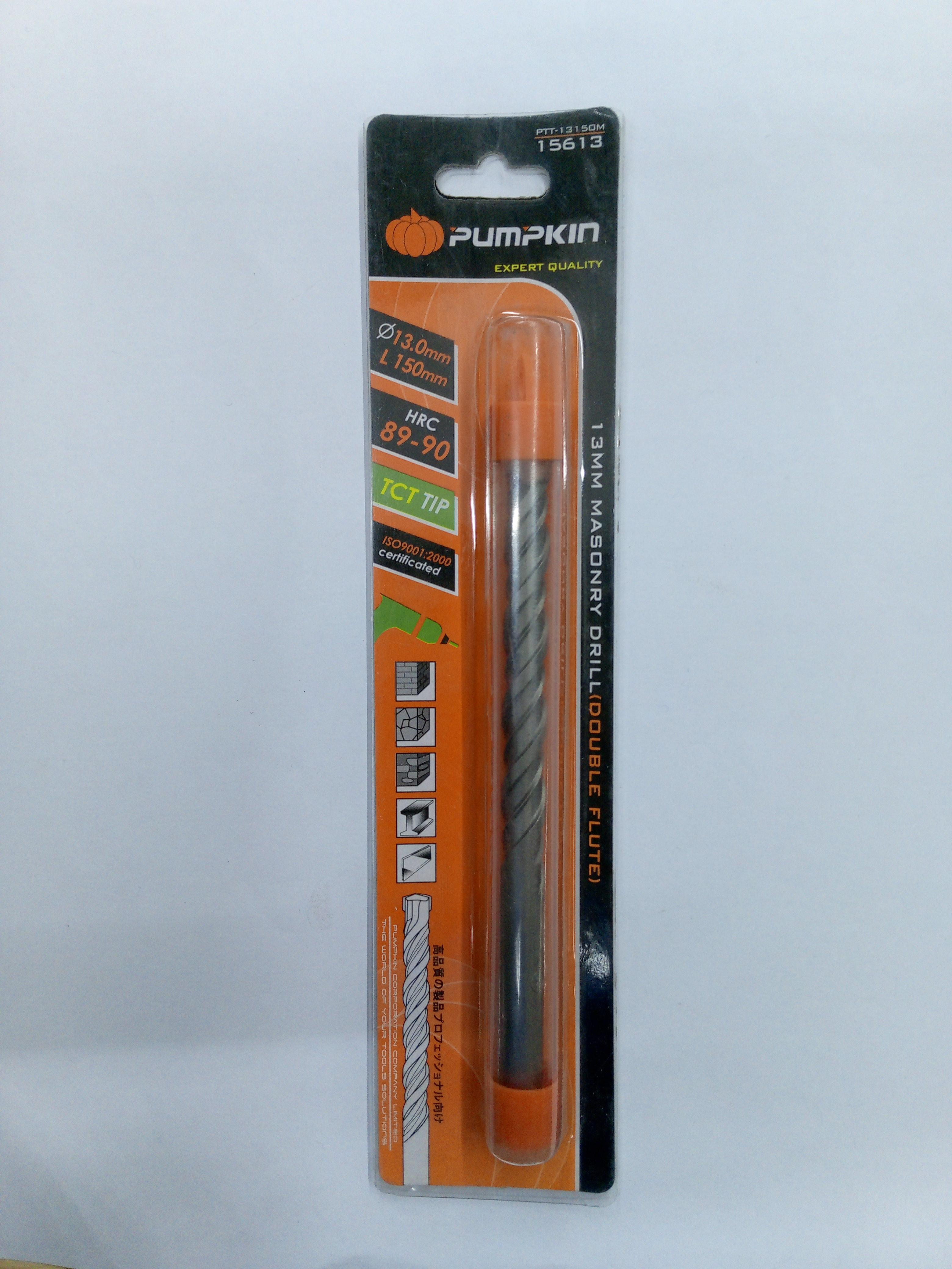PUMPKIN ดอกสว่านเจาะปูนแกนกลม 13 x 150 PUMPKIN ดอกสว่านเจาะปูนแกนกลม 13 x 150 - ดำรงค์โฮมพลัส