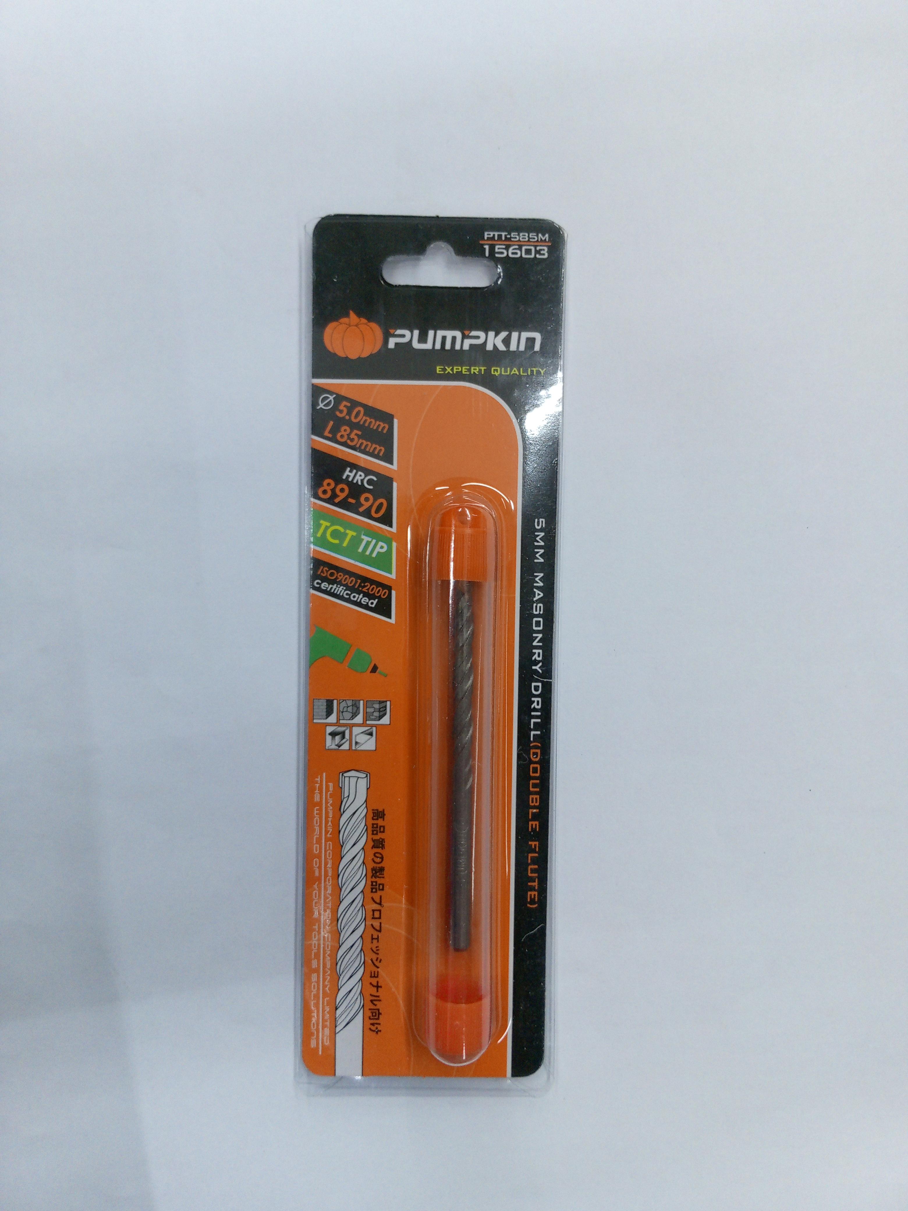 PUMPKIN ดอกสว่านเจาะปูนแกนกลม 5 x 85 PUMPKIN ดอกสว่านเจาะปูนแกนกลม 5 x 85 - ดำรงค์โฮมพลัส