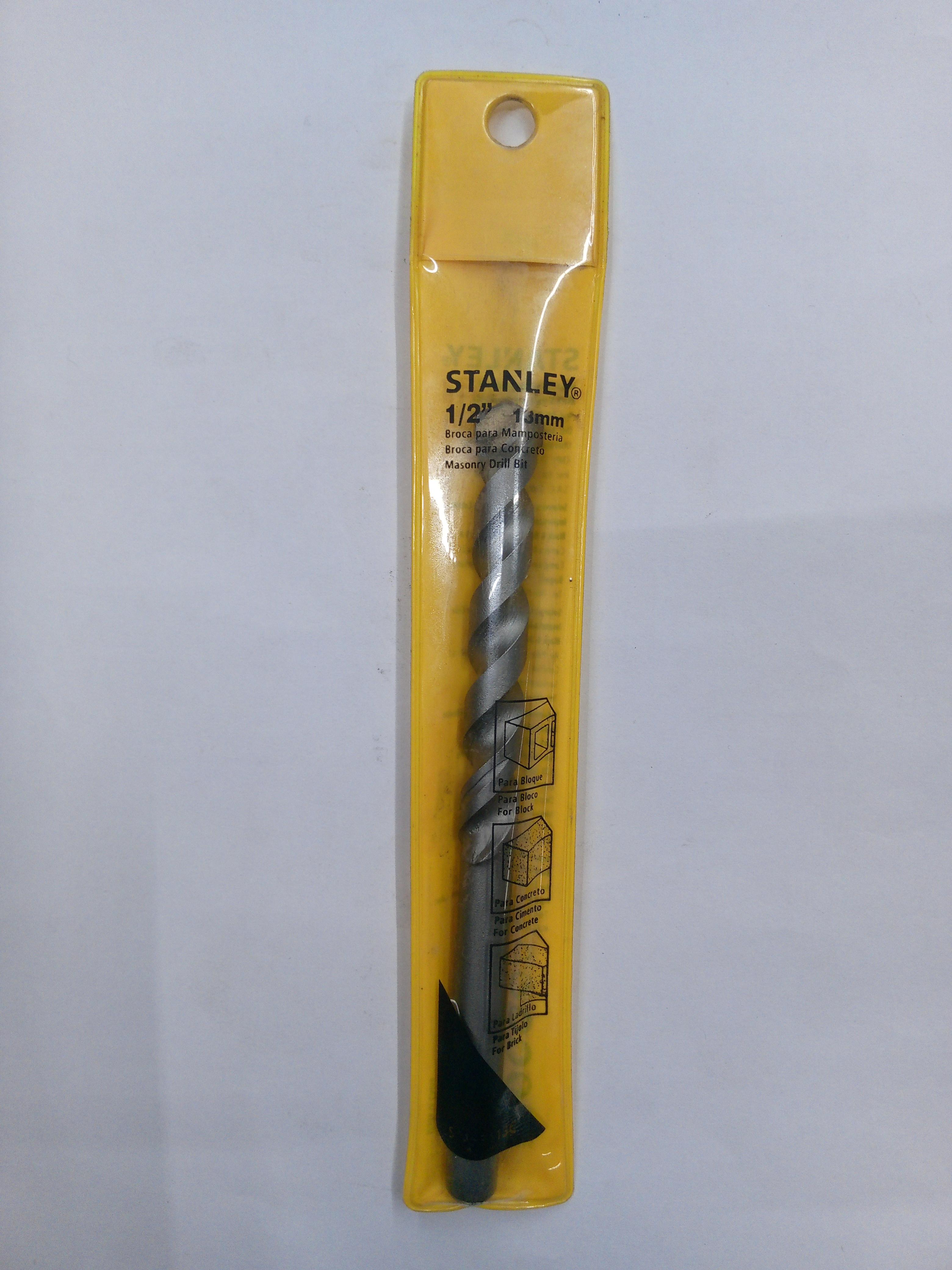 STANLEY ดอกเจาะปูน ก้านกลม 53113C 13*150 STANLEY ดอกเจาะปูน ก้านกลม 53113C 13*150 - ดำรงค์โฮมพลัส