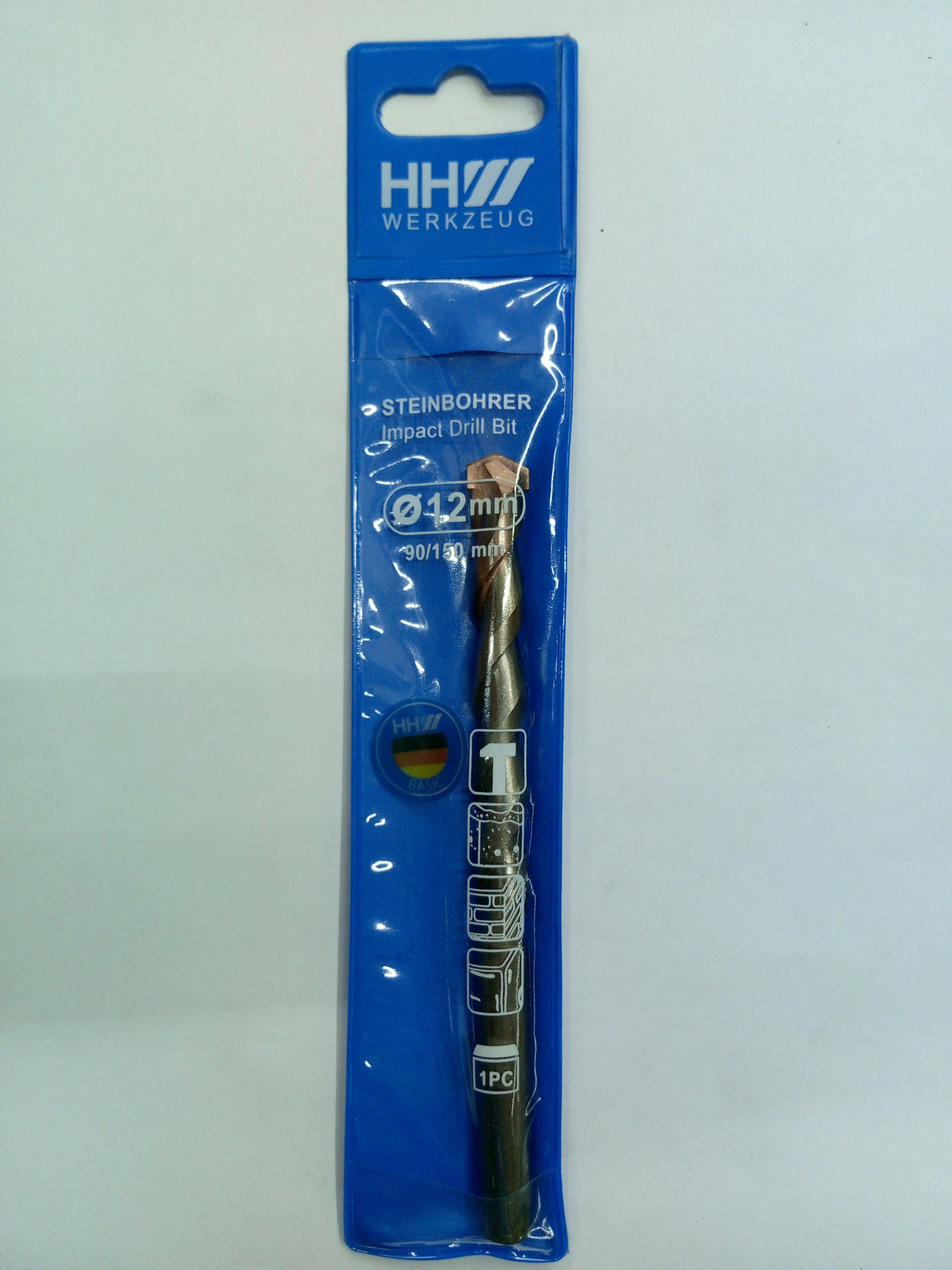 HHW ดอกสว่านเจาะปูน 12.0x150มม HHW ดอกสว่านเจาะปูน 12.0x150มม - ดำรงค์โฮมพลัส