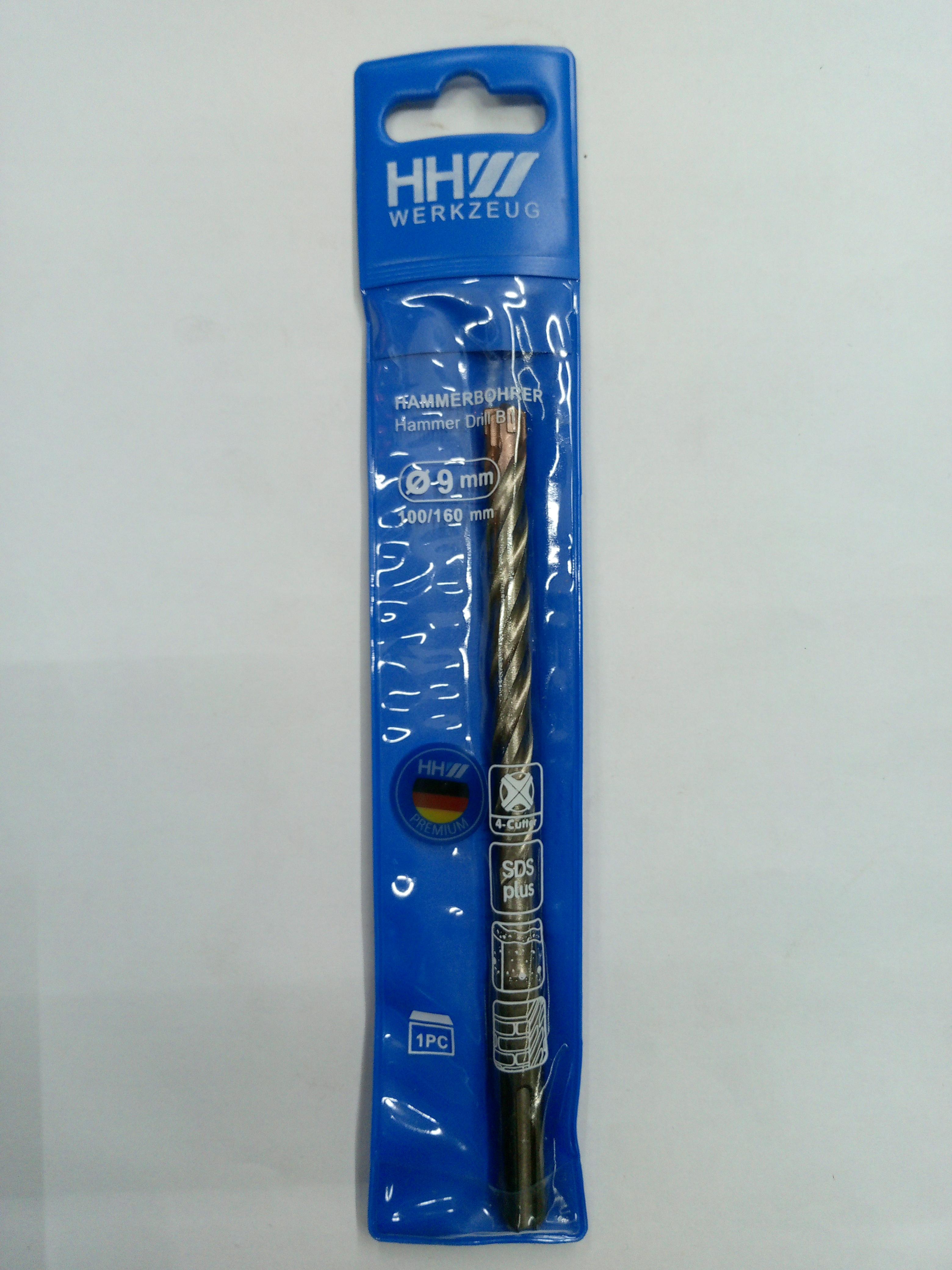 HHW ดอกสว่านโรตารี่ 4 - คัตเตอร์ 9.0x160มม HHW ดอกสว่านโรตารี่ 4 - คัตเตอร์ 9.0x160มม - ดำรงค์โฮมพลัส