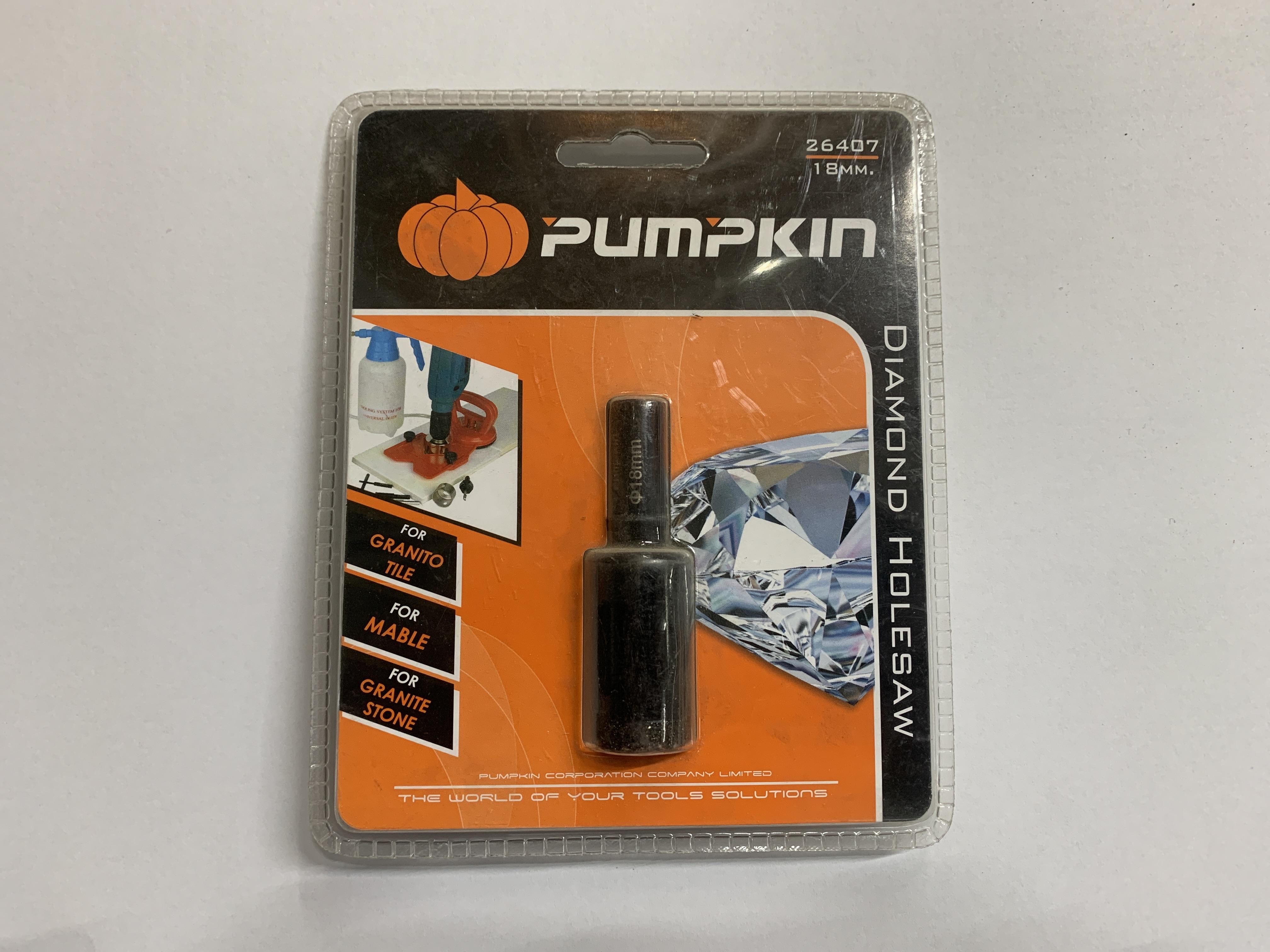 PUMPKIN ดอกโฮลซอเพชรเจาะแกรนนิตโต้ 18มม. PUMPKIN ดอกโฮลซอเพชรเจาะแกรนนิตโต้ 18มม. - ดำรงค์โฮมพลัส