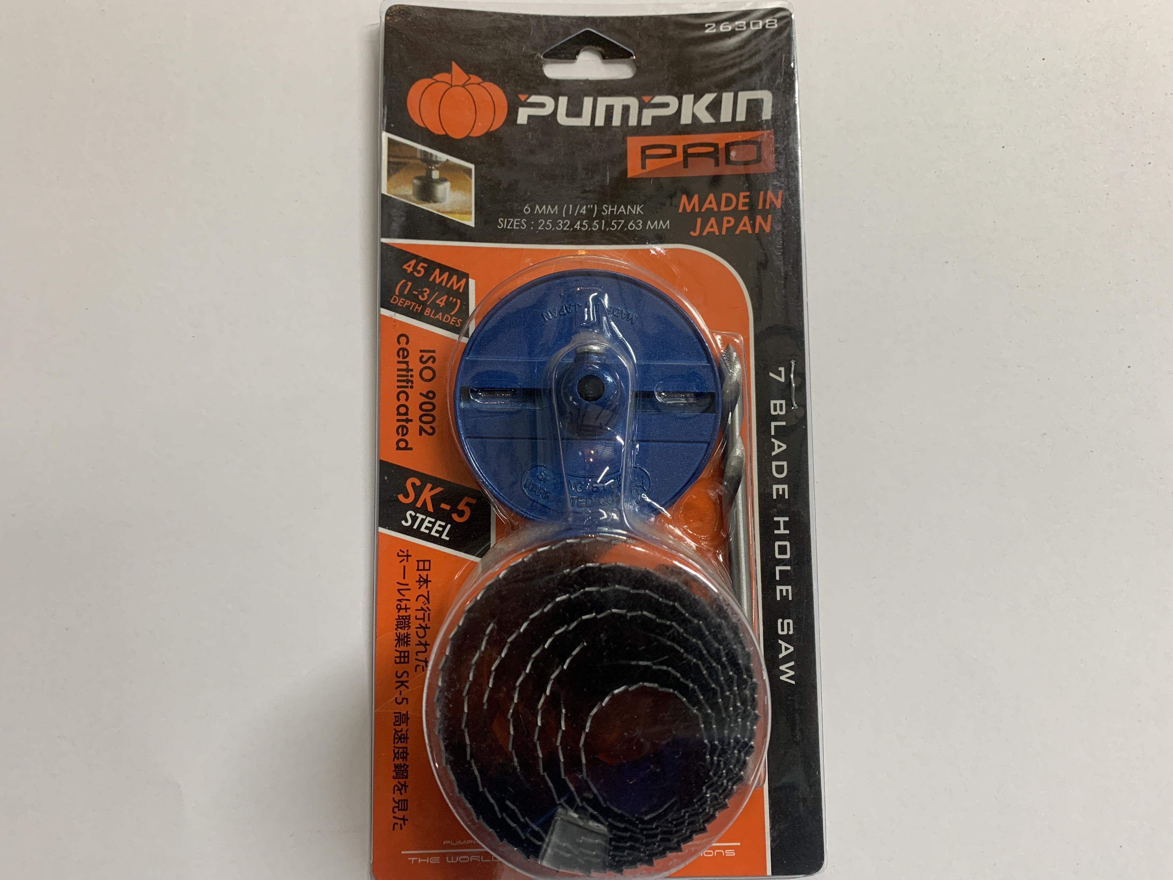 PUMPKIN-PRO โฮลซอเจาะไม้ 7 ตัว/ชุด PUMPKIN-PRO โฮลซอเจาะไม้ 7 ตัว/ชุด - ดำรงค์โฮมพลัส