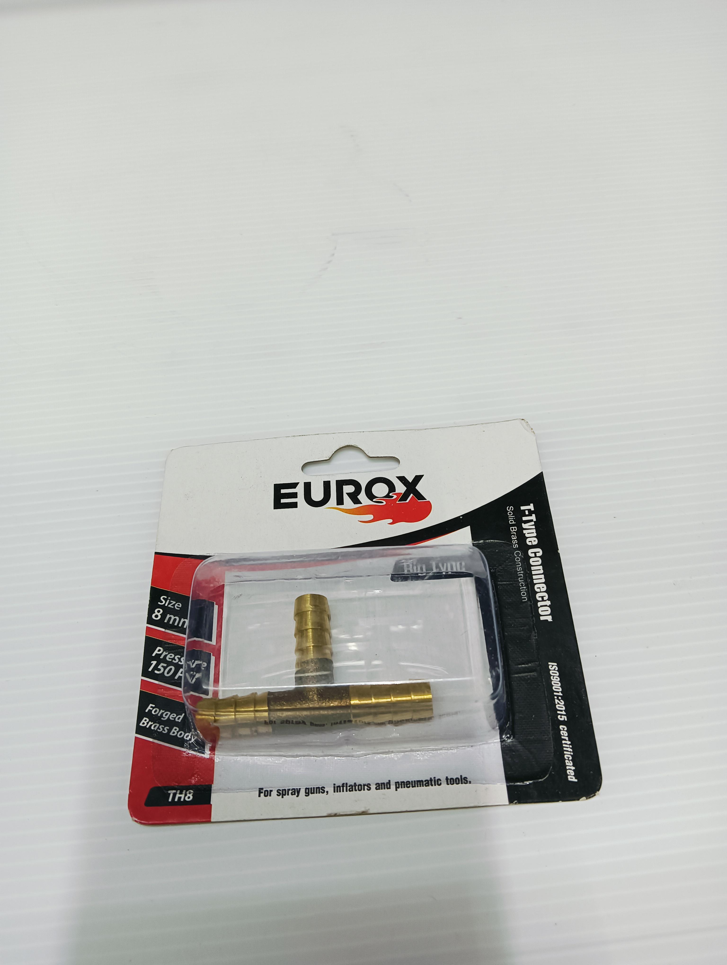 EUROX สามทางเสียบสายทองเหลือง (3ทางหางปลา) สามทางหางปลา E 8H 2หุน EUROX สามทางเสียบสายทองเหลือง (3ทางหางปลา) สามทางหางปลา E 8H 2หุน - ดำรงค์โฮมพลัส