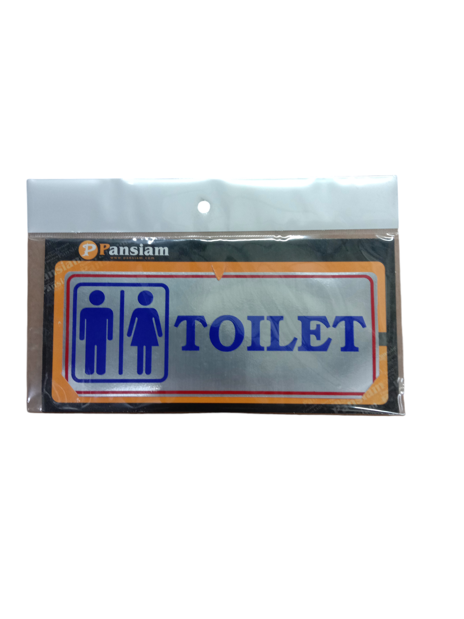 ป้ายสัญลักษณ์ TOILET THL004 8*20ซม. ป้ายสัญลักษณ์ TOILET THL004 8*20ซม. - ดำรงค์โฮมพลัส