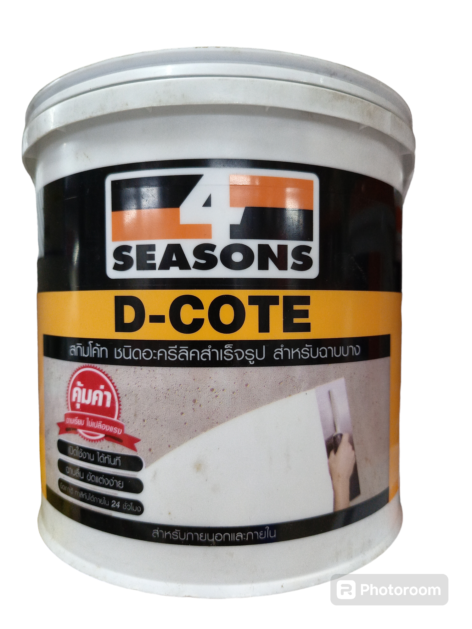 TOA อะครีลิคผสมเสร็จ D-COAT โฟร์ซีชันส์ 4 SEASONS (กล) TOA อะครีลิคผสมเสร็จ D-COAT โฟร์ซีชันส์ 4 SEASONS (กล) - ดำรงค์โฮมพลัส