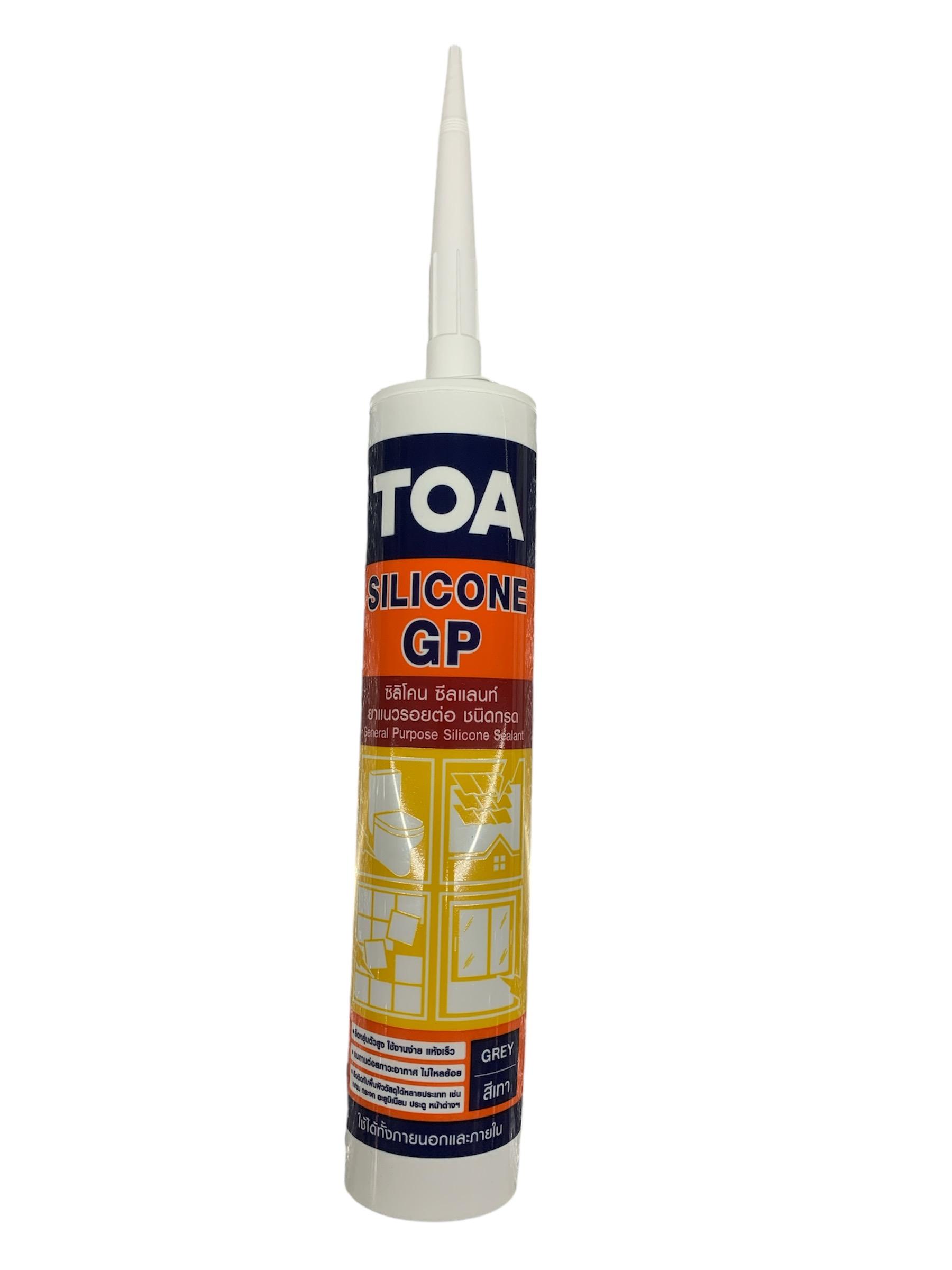TOA ซิลิโคนซีลแลนท์(ชนิดกรด) สีเทา 12/ลัง TOA ซิลิโคนซีลแลนท์(ชนิดกรด) สีเทา 12/ลัง - ดำรงค์โฮมพลัส