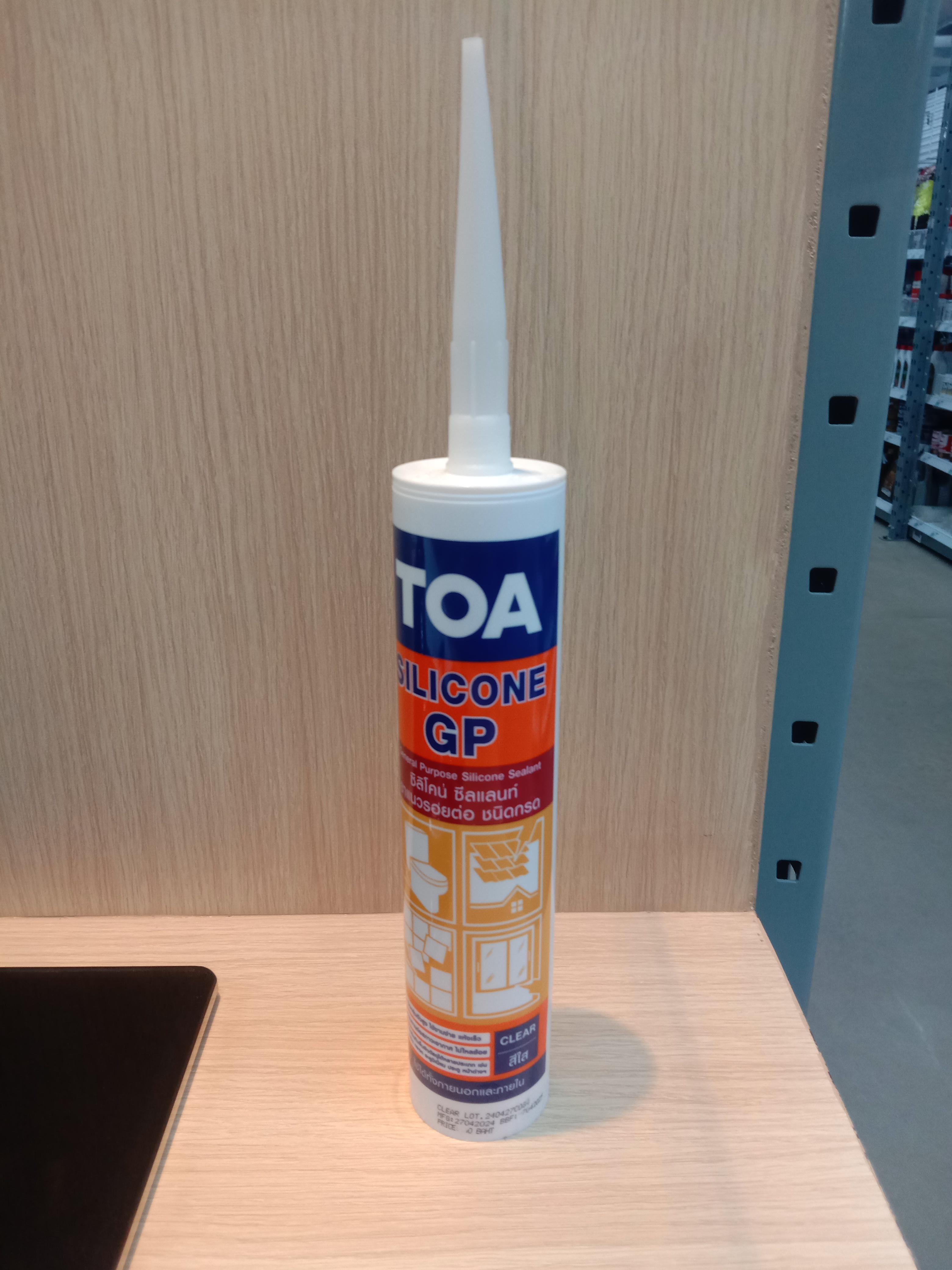 TOA ซิลิโคนซีลแลนท์(ชนิดกรด) สีใส 12/ลัง TOA ซิลิโคนซีลแลนท์(ชนิดกรด) สีใส 12/ลัง - ดำรงค์โฮมพลัส