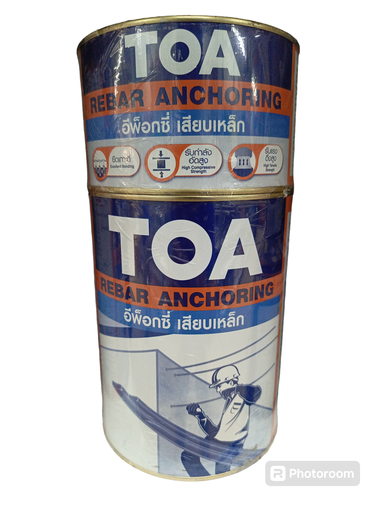 TOA อีพ็อกซี่ เสียบเหล็ก ขนาด 2กก. TOA อีพ็อกซี่ เสียบเหล็ก ขนาด 2กก. - ดำรงค์โฮมพลัส